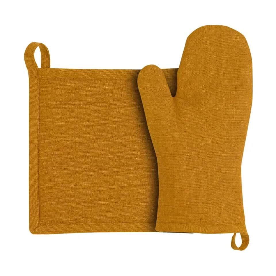 Winkler Grydelapper Jona Ovnhandske Sæt - 2 dele i Orange, 1