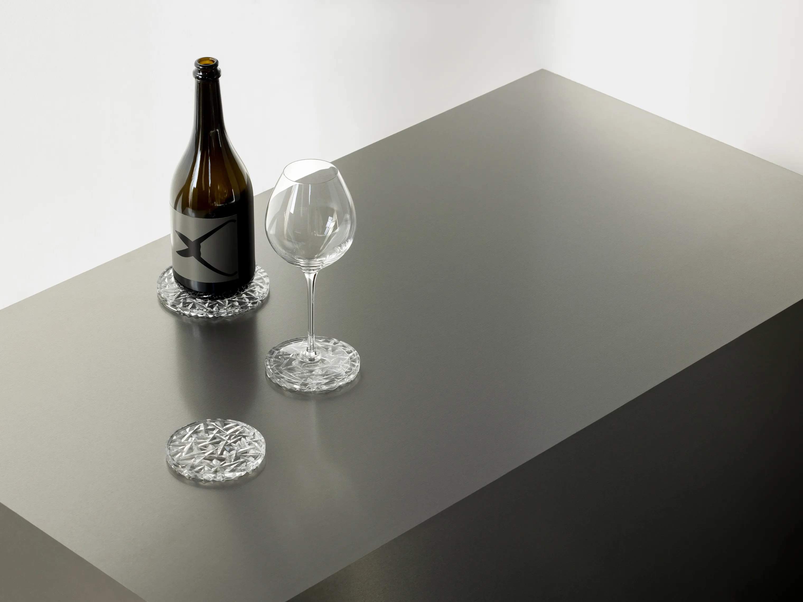 Orrefors Bordskånere Carat Coaster - 2 stk. i Klar, 2