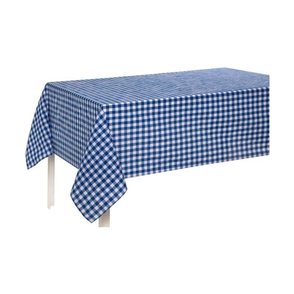 Atenas Duge Vichy Sara Dug i Blå, B150 x L200 cm, 1