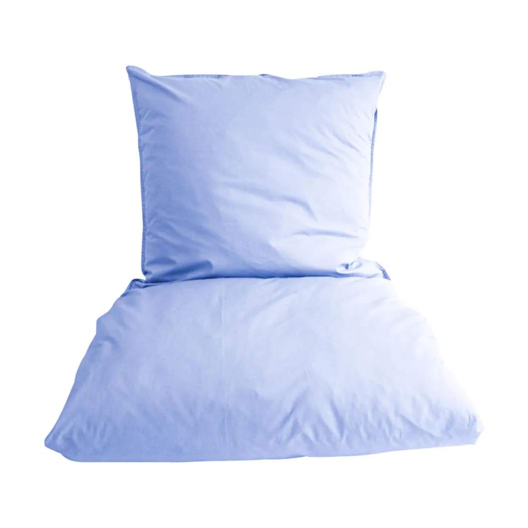 omhu Sengetøj Percale OMHU Percale Sengetøj i Lys Blå, B140 x L220 cm, 1