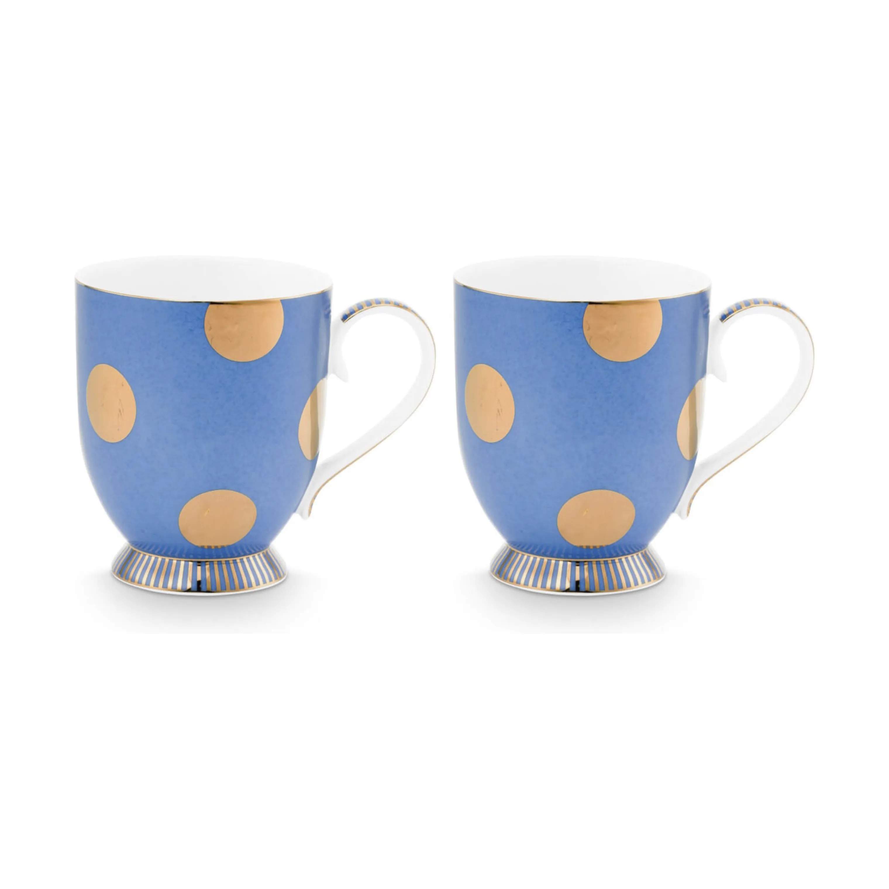 PIP Studio Krus og kopper med hank Dot Delight Krus - 2 stk. i Lyseblå, 1