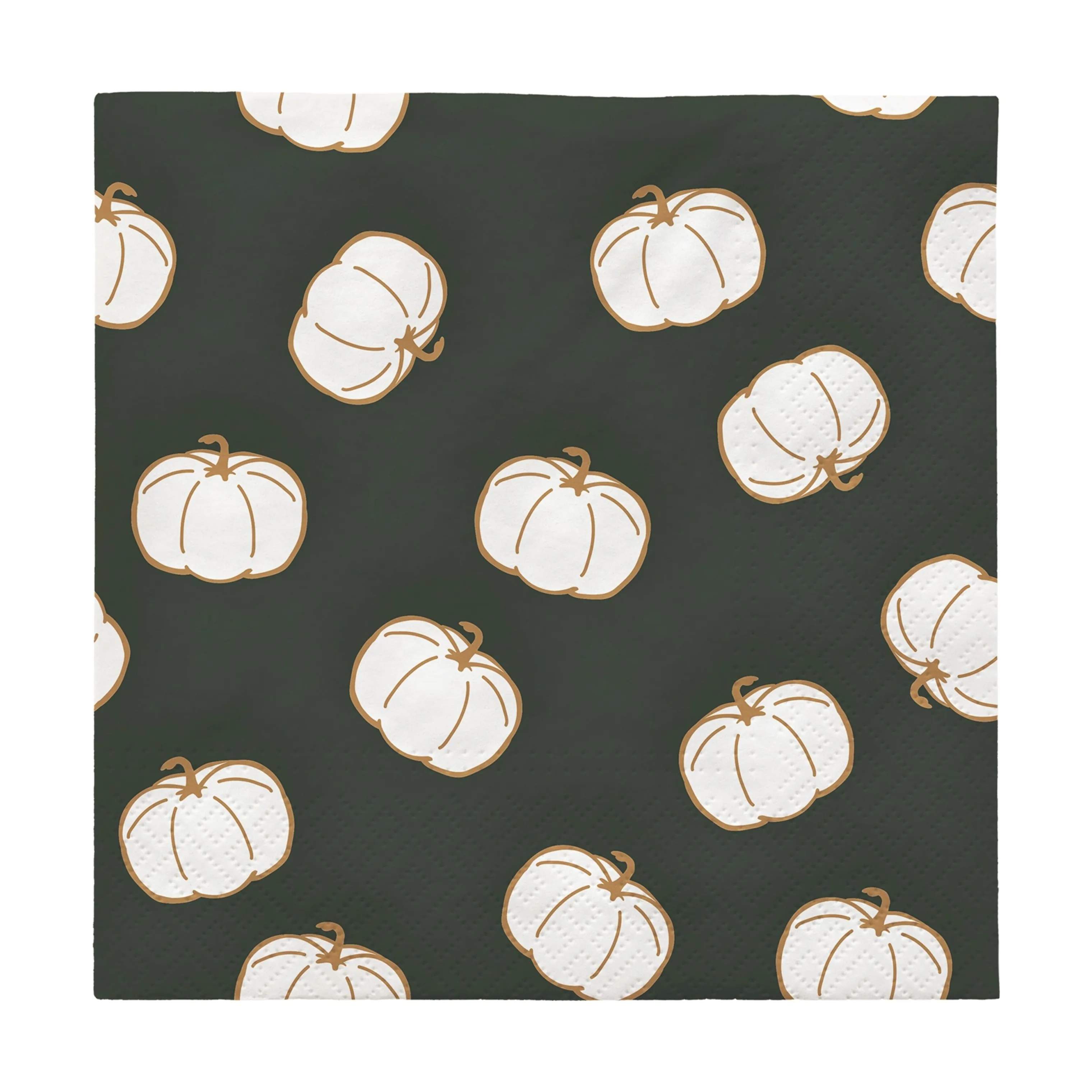 Broste Copenhagen Papirservietter Pumpkin Papirservietter - 20 stk. i Green, 1
