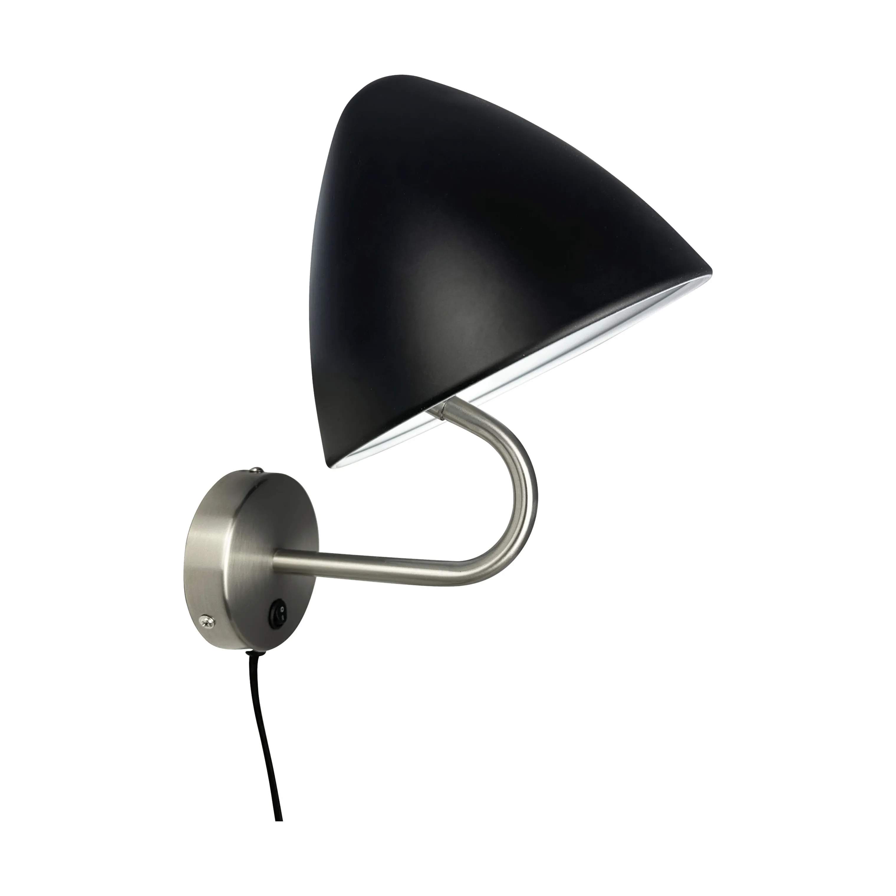 Dyberg Larsen Væglamper Oulu Væglampe i Sort/ Stål, 1