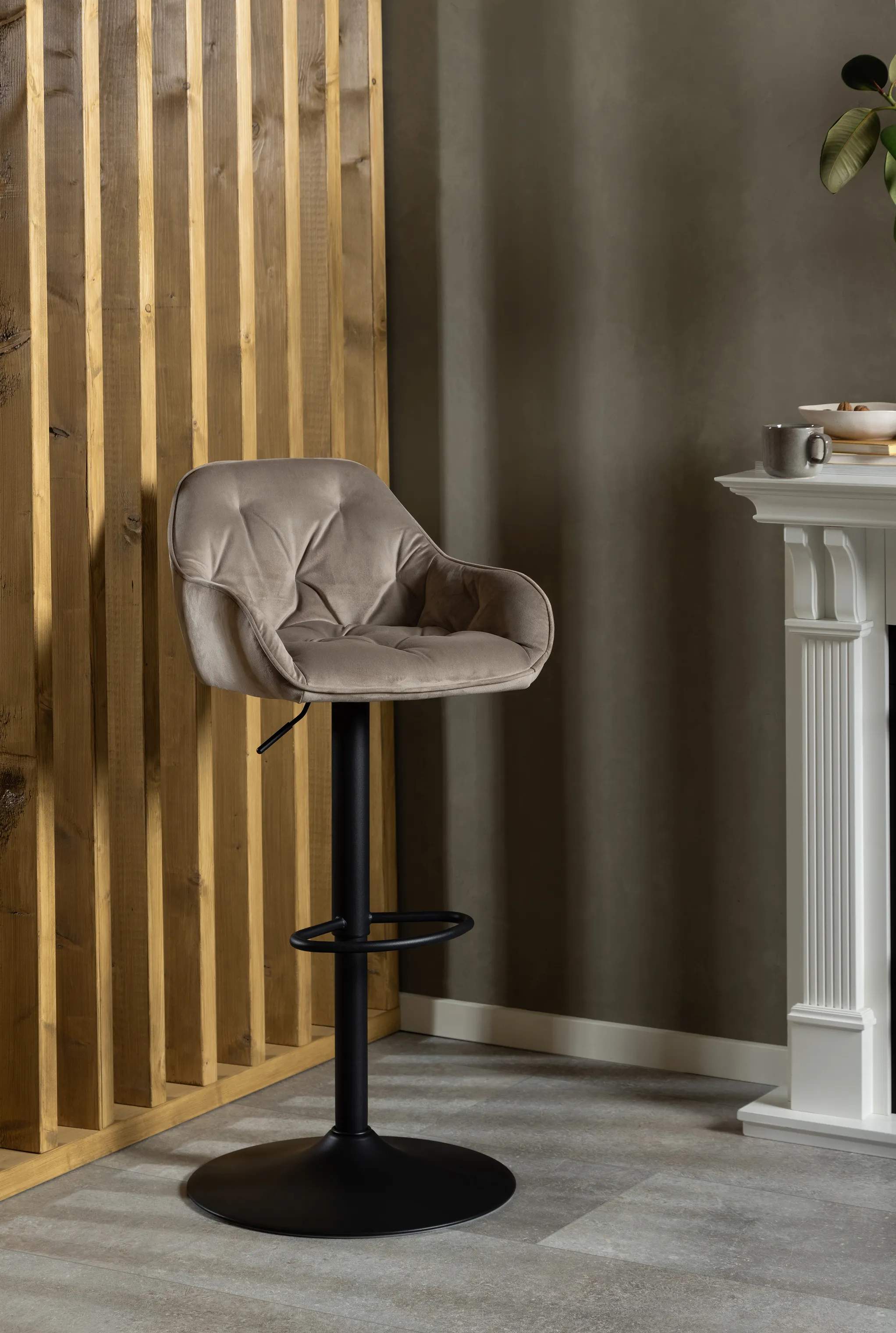 CASA Living Barstole Brooke Barstol - 2 stk i Beige, 2
