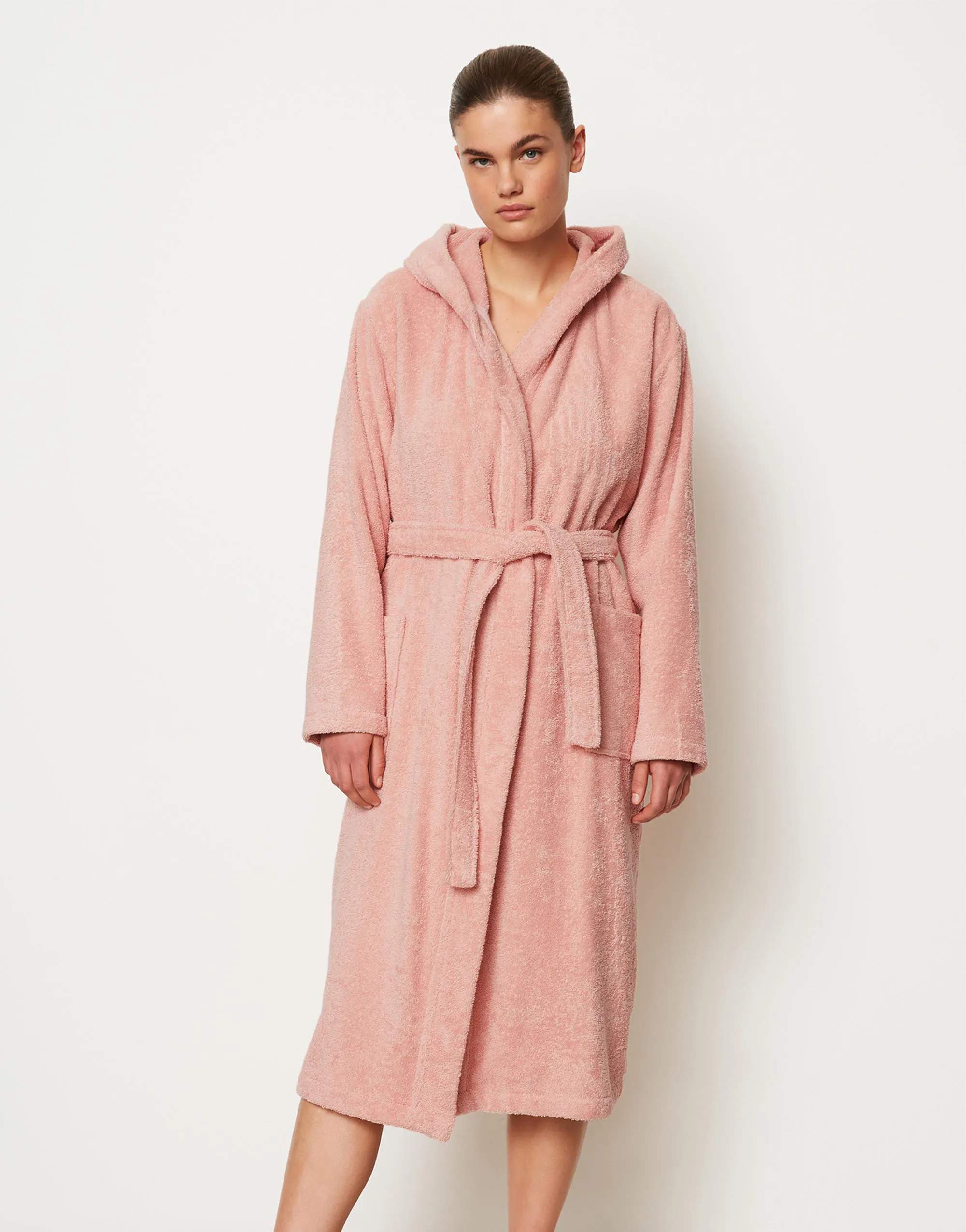 Marc O'Polo Morgenkåber Timeless Badekåbe i Rose Powder, S, 2