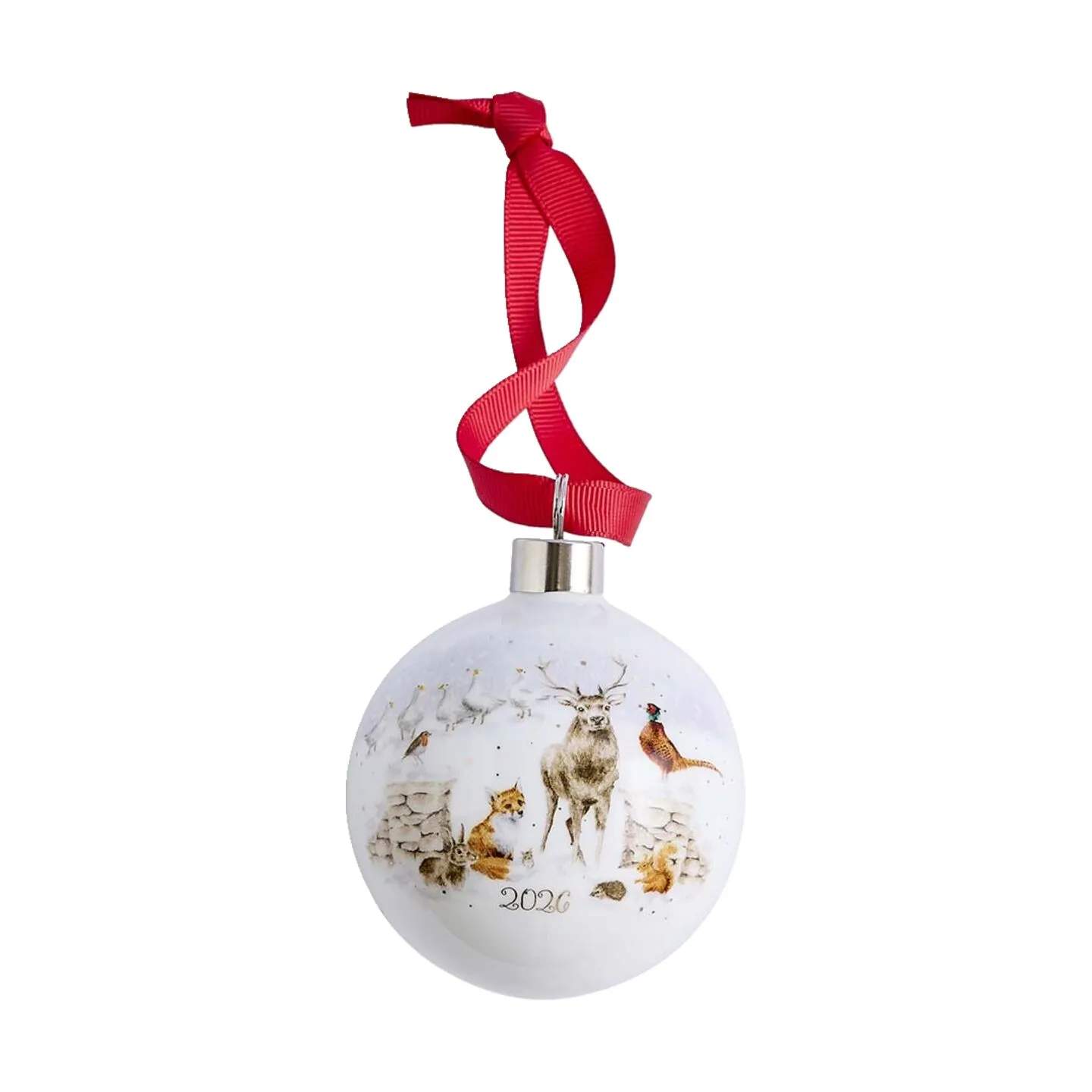 Royal Worcester Julekugler Wrendale Julekugle - Snow place like home i Snow place like home, 1