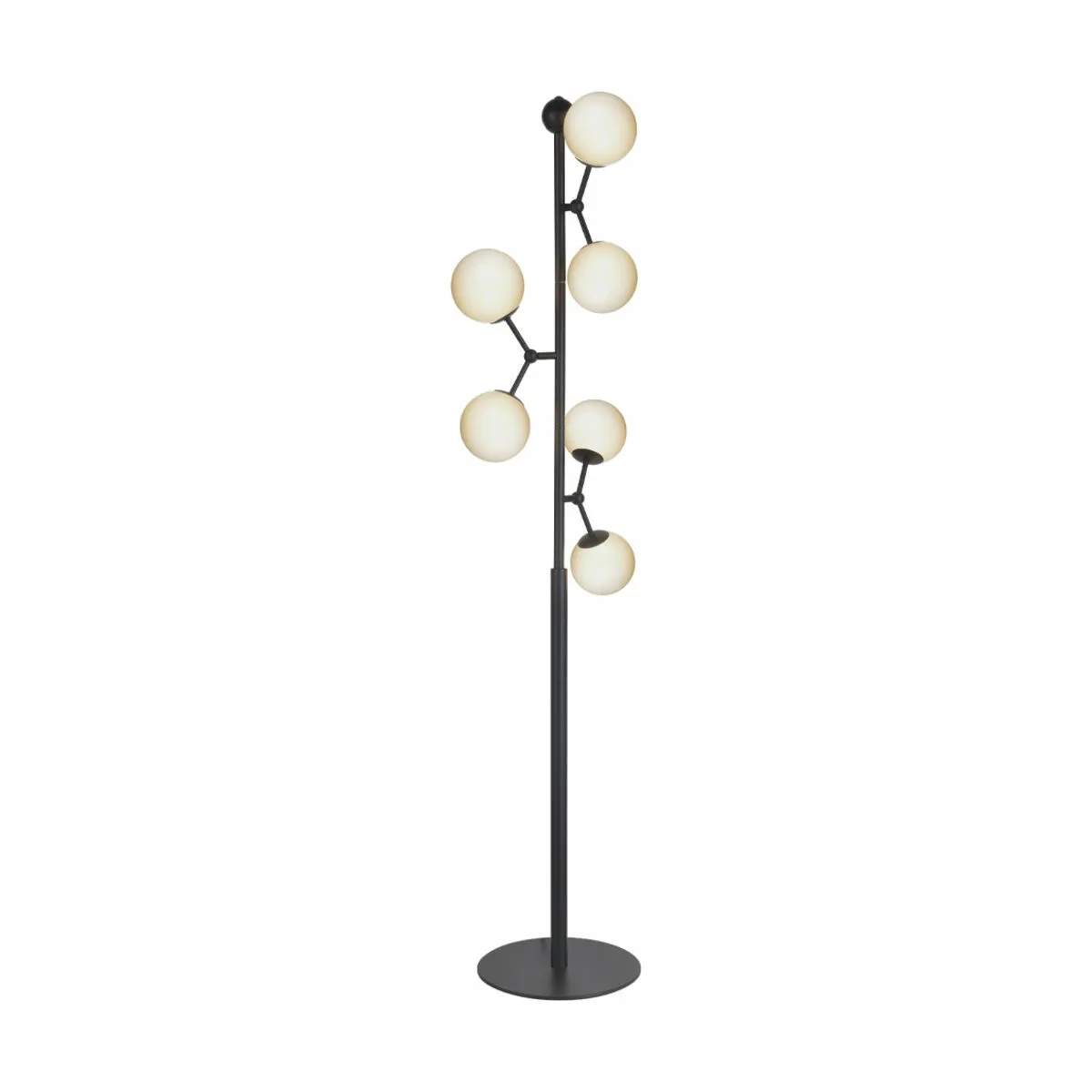 Halo Design Gulvlamper Atom Gulvlampe i Sort/opal, 1