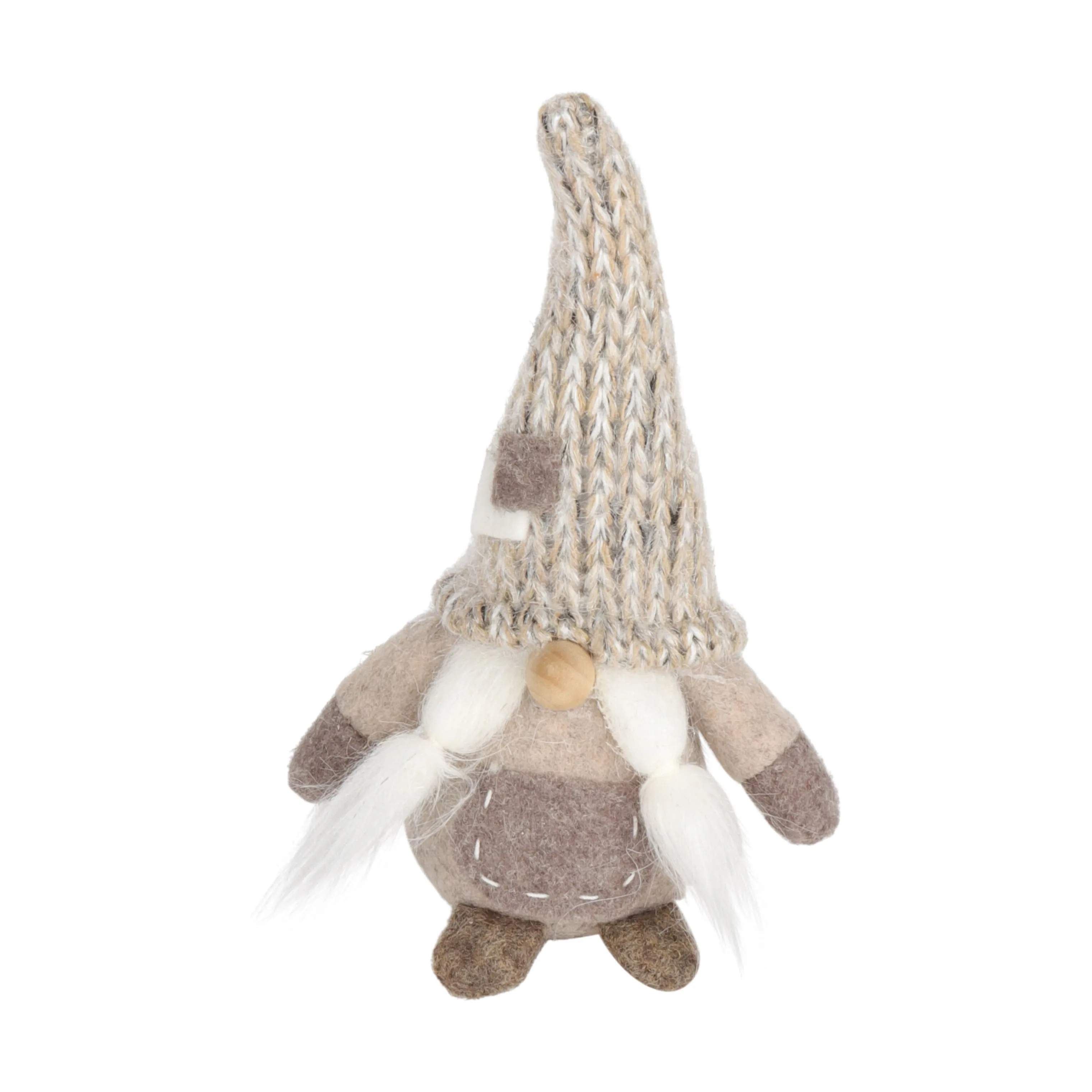 Casa Christmas Julefigurer Filtnisse i beige, 12 cm, 1