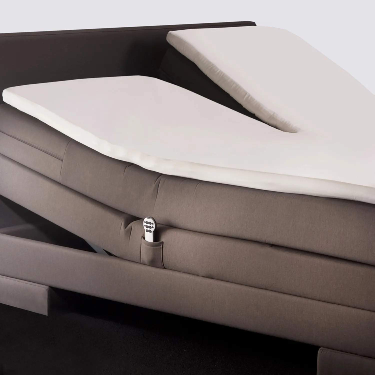 Borås Cotton Lagner Cloud Splitlagen - U i Hvid, B200 x L210 cm, 2