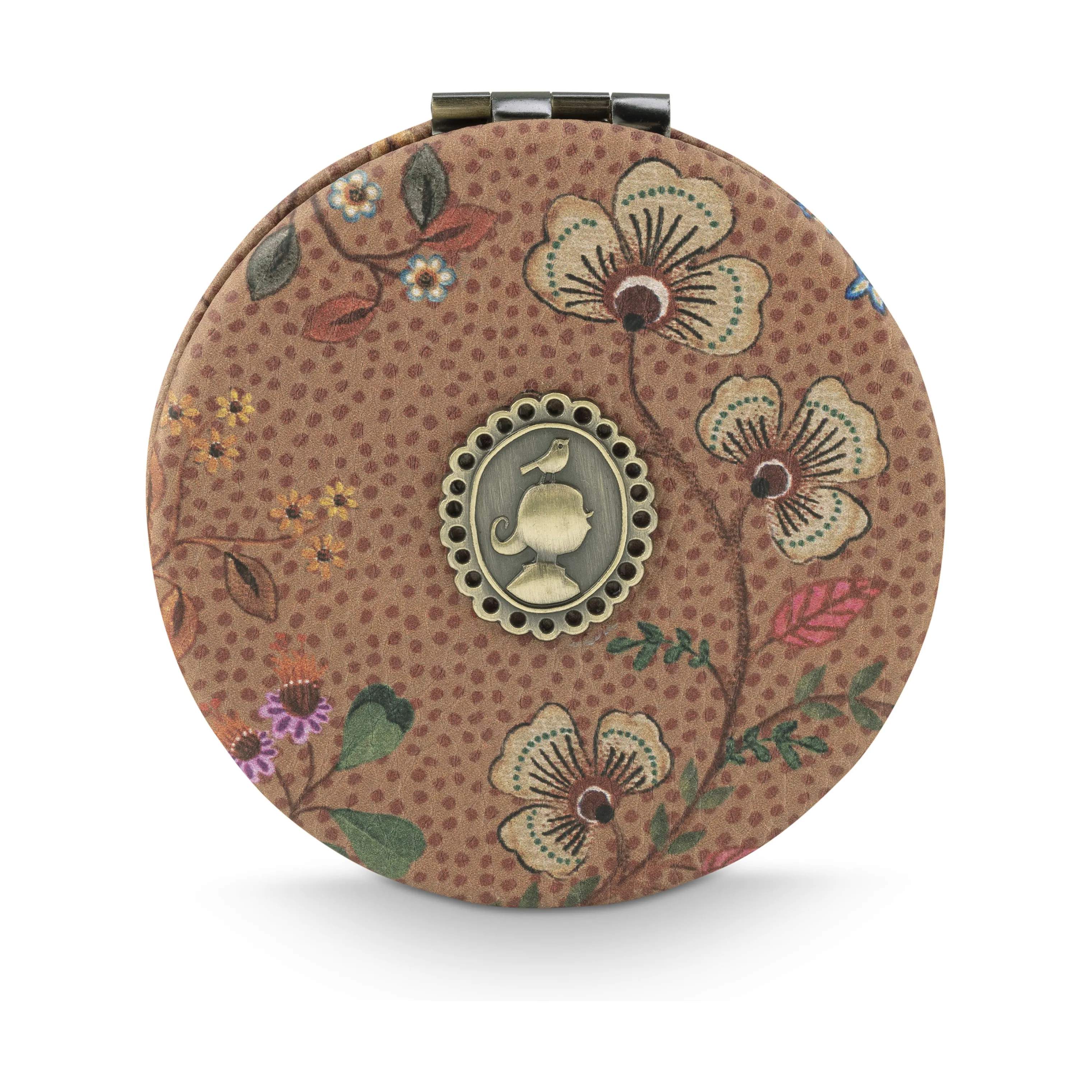 PIP Studio Makeupspejle Cosmetic Bags Lommespejl - Flora Bangelore i Sand, 1