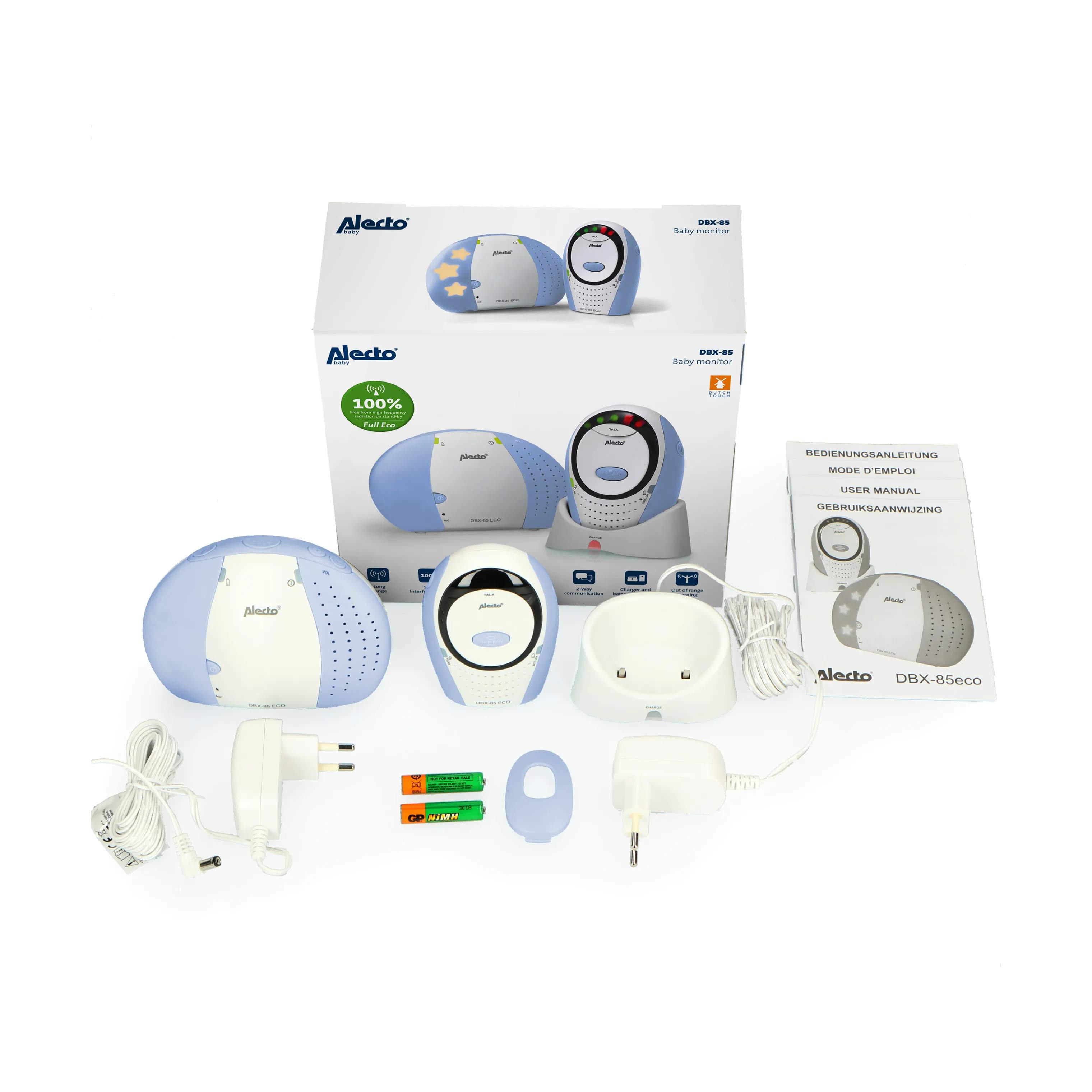 Alecto Baby Babyalarmer DBX-85 ECO Babyalarm i Hvid, 7