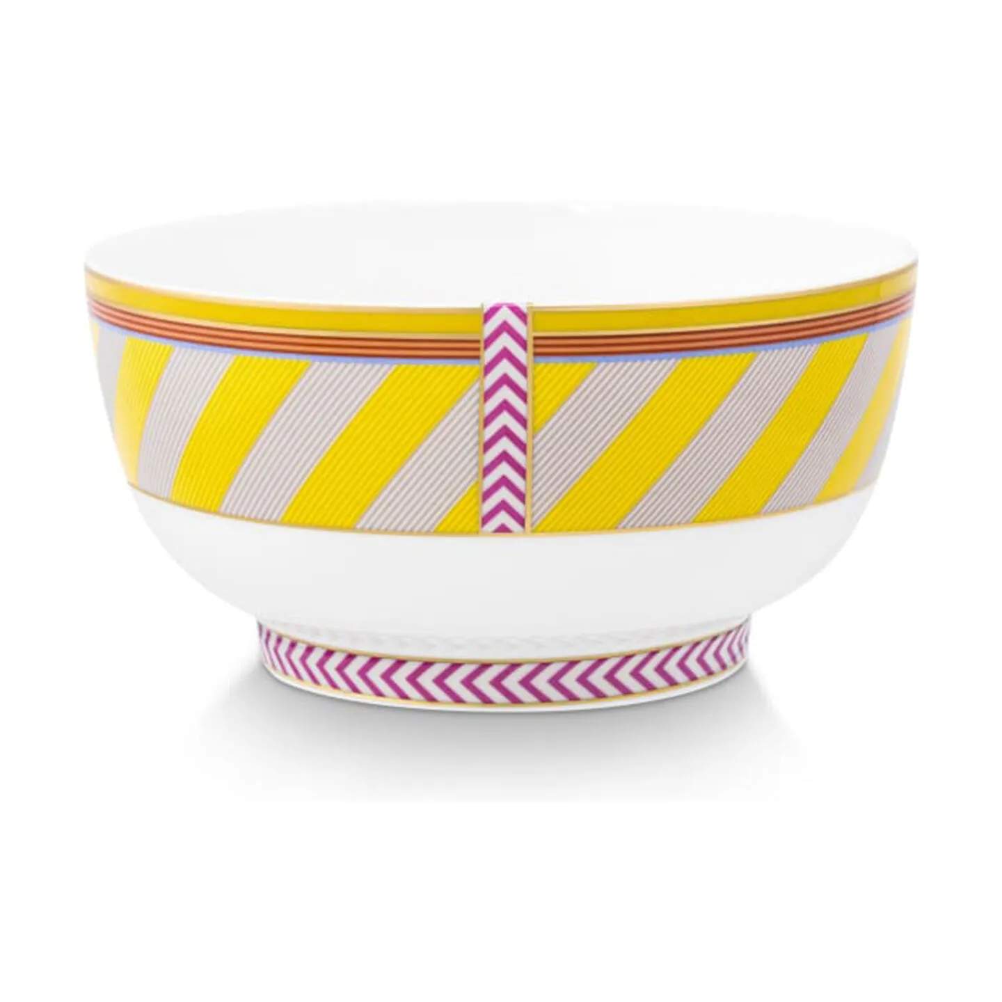 PIP Studio Serveringsskåle Pip Chique Skål i Gul/pink, 15,5 cm, 4