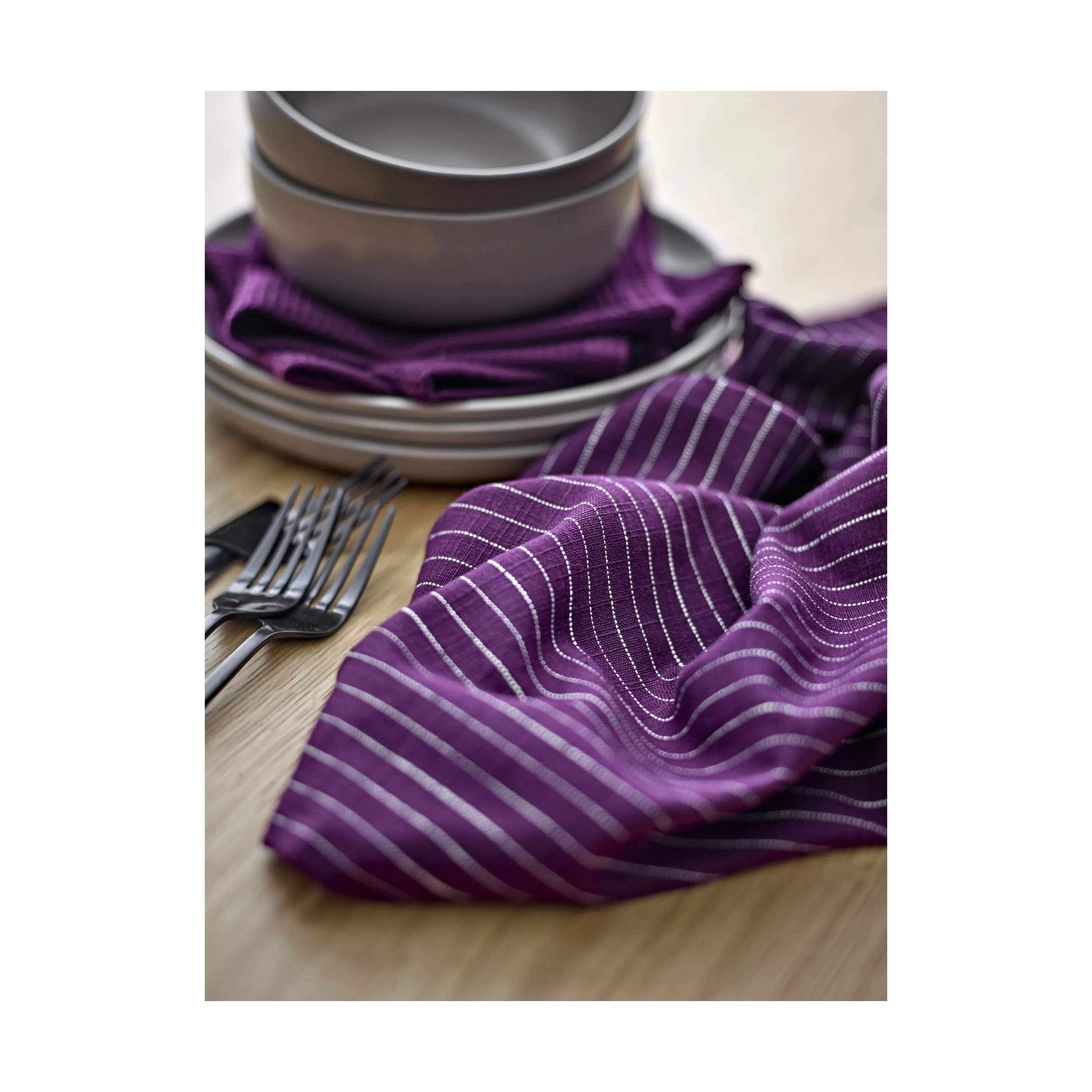 Södahl Viskestykker Line Viskestykke - 2 stk. i Purple, 2