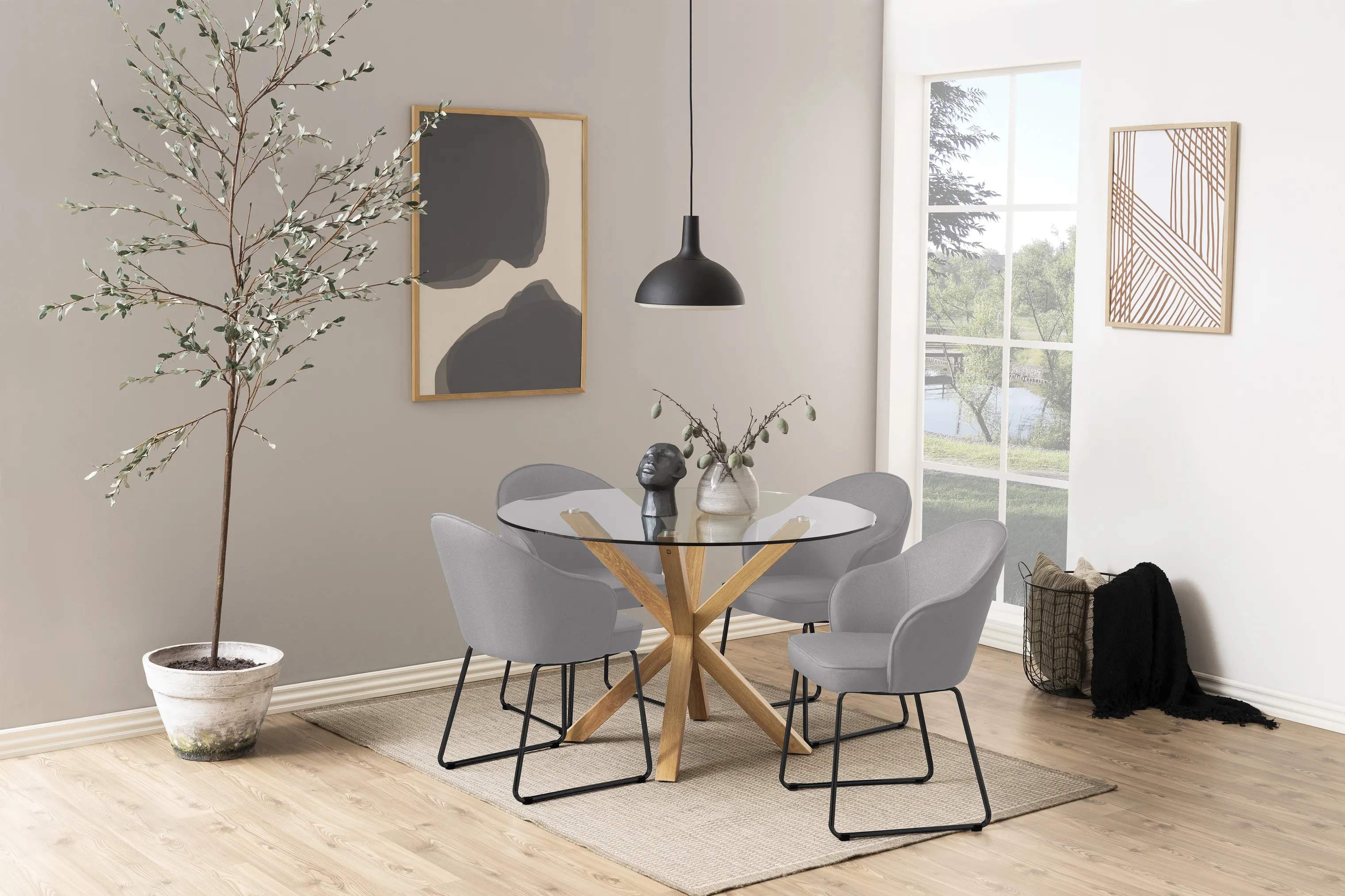 CASA Living Spiseborde Heaven Spisebord i Klar/natur, 2