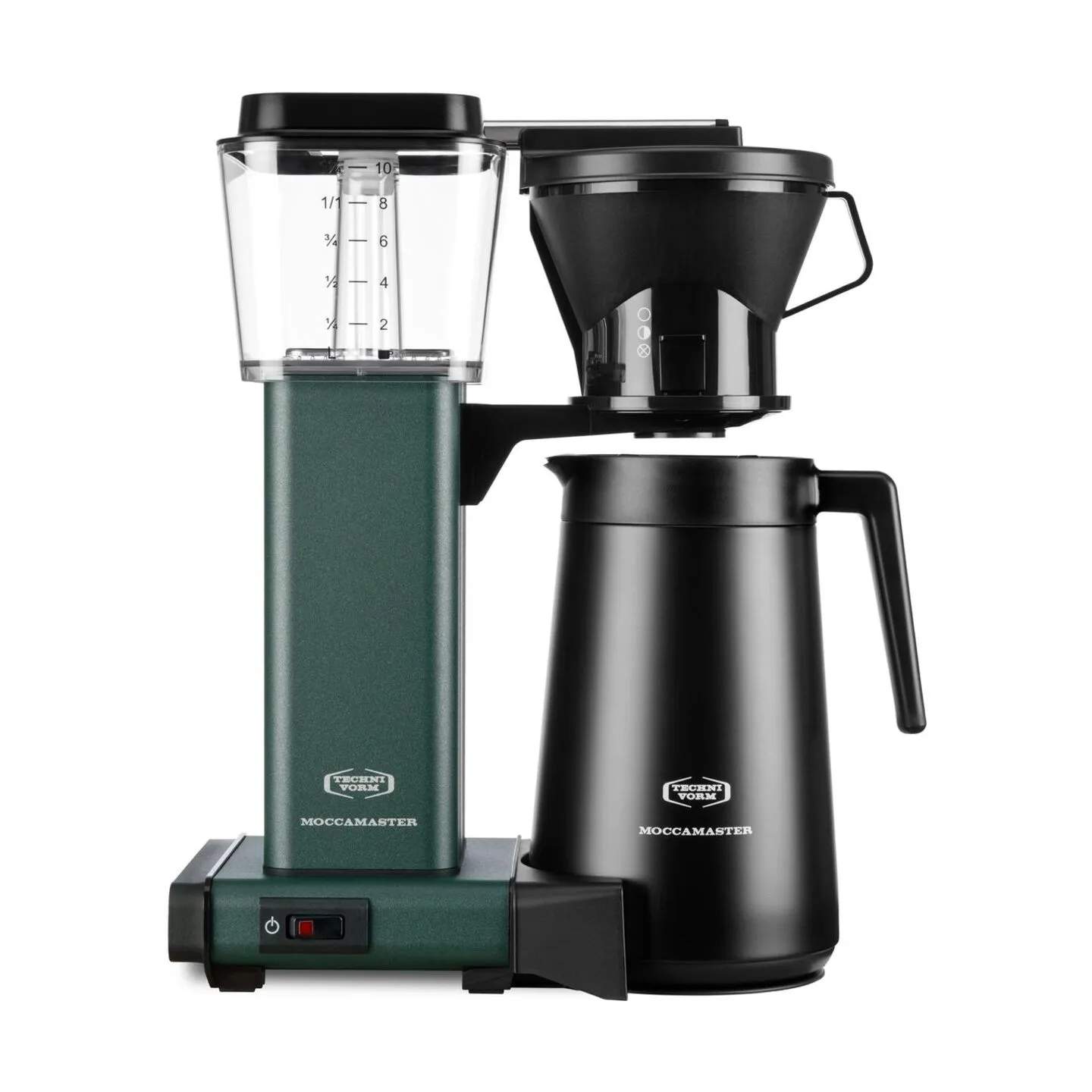 Moccamaster Kaffemaskiner Manual Thermo Kaffemaskine i Forest Green, 1