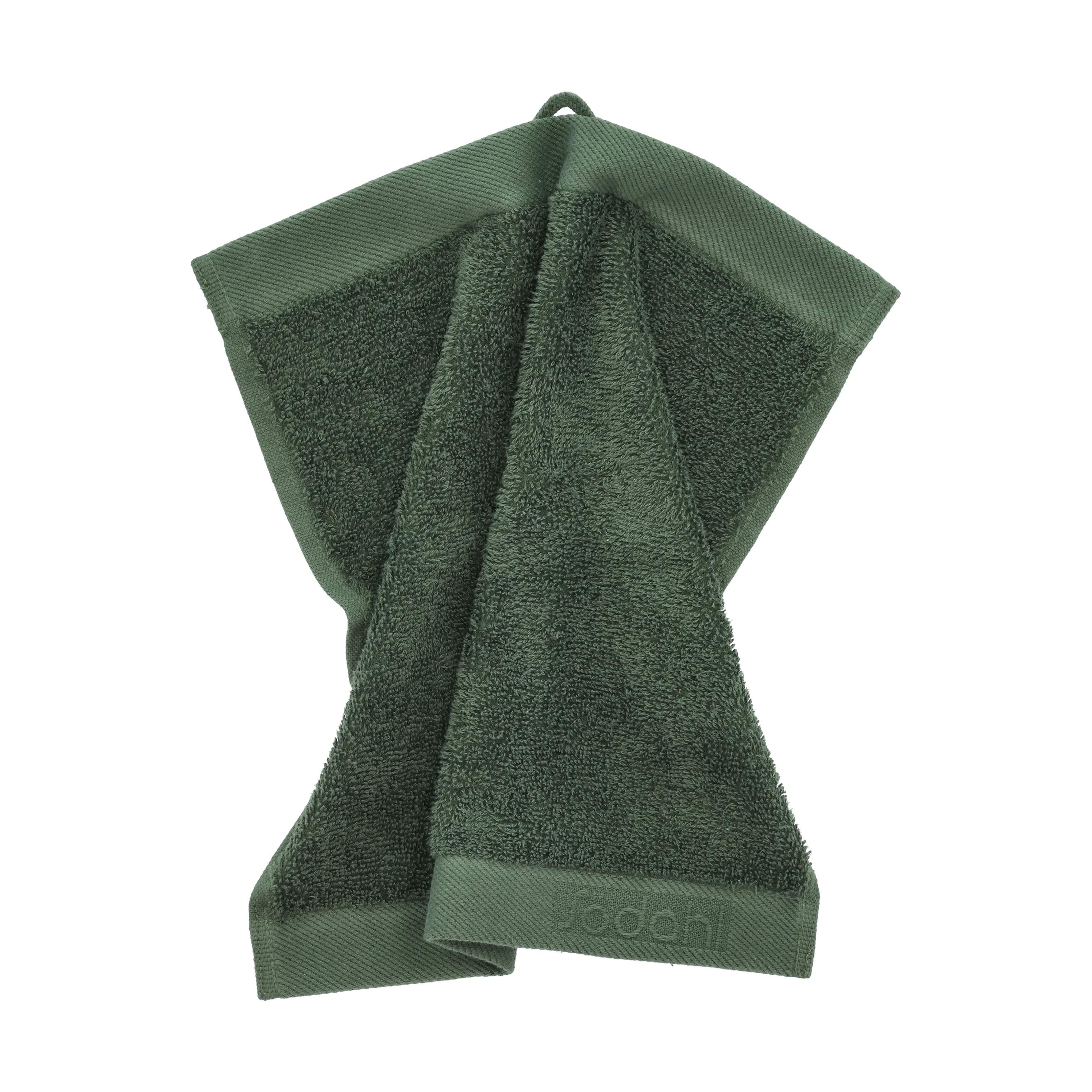 Södahl Vaskeklude Organic Comfort Vaskeklud i Pine Green 2, 2