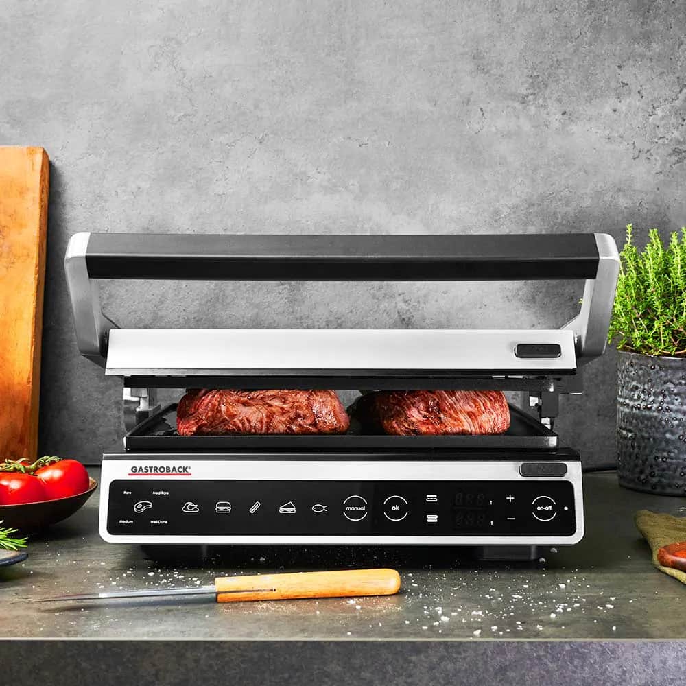 GASTROBACK Bordgrill Design Advanced Smart Bordgrill i Sort/stål, 3