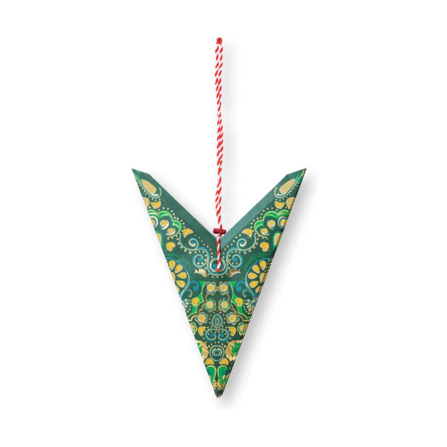PIP Studio Juleophæng Christmas Julestjerne i Mørkegrøn, 60 cm, 4