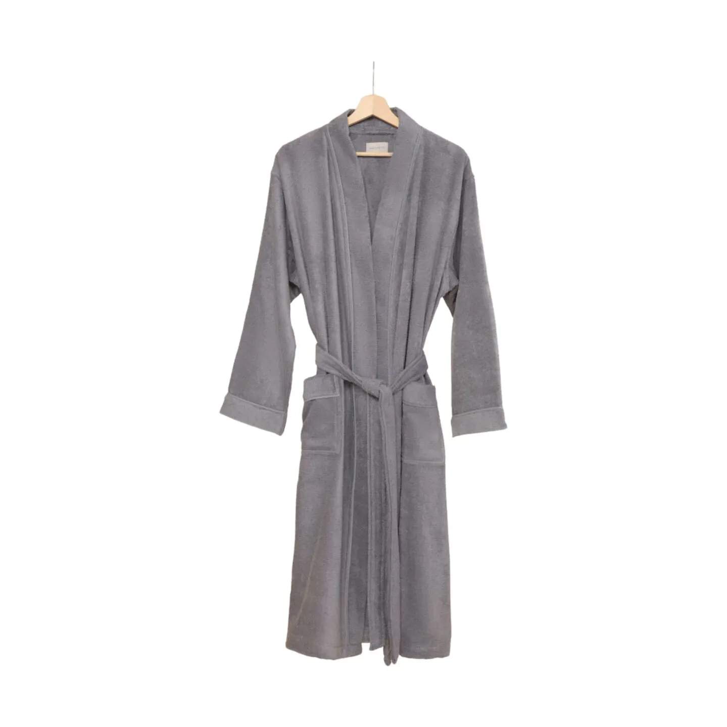 Egeria Morgenkåber Pure Badekåbe i Grå, Str. S, 1