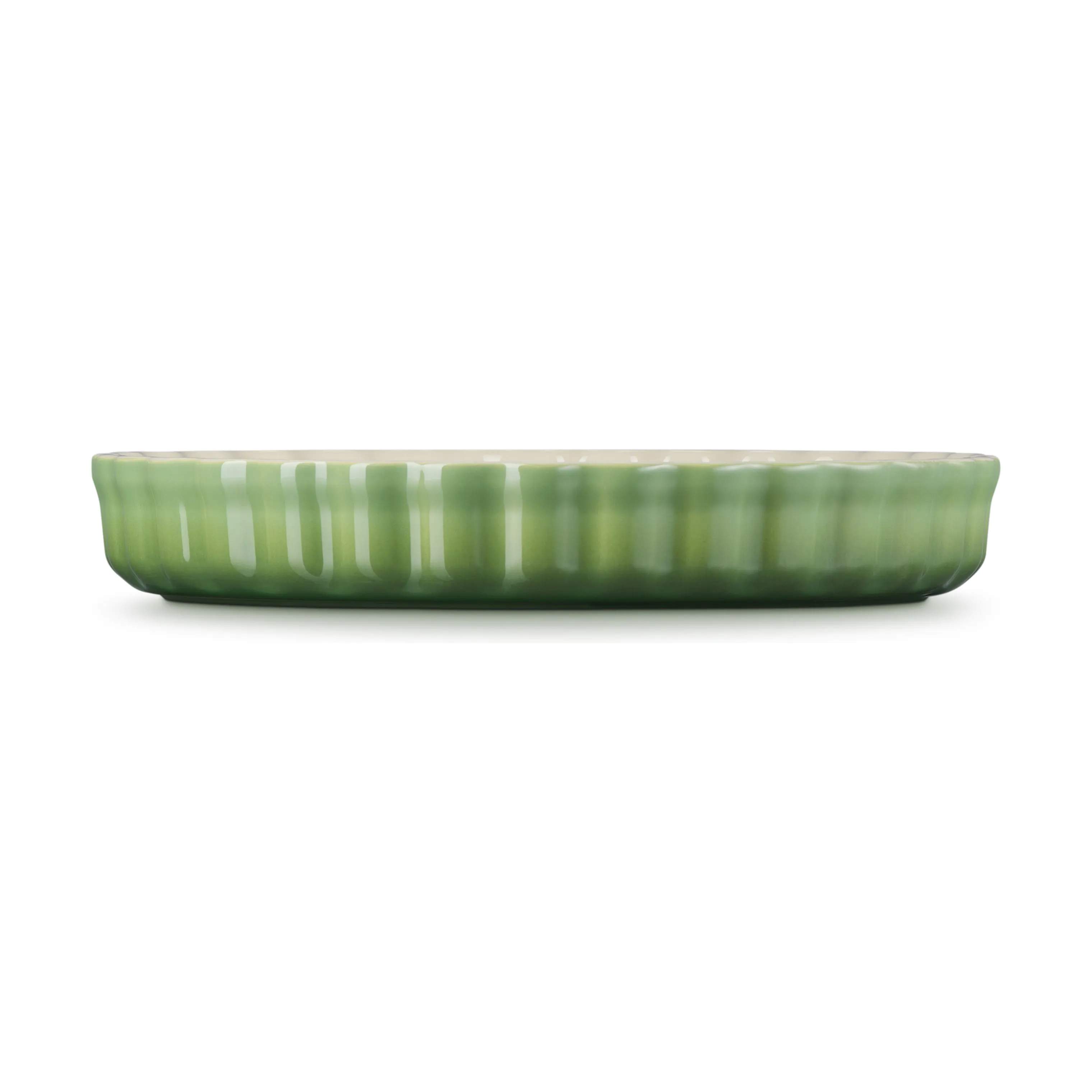 Le Creuset Tærteforme og fade Heritage Tærtefad i Bamboo Green, 28 cm, 3