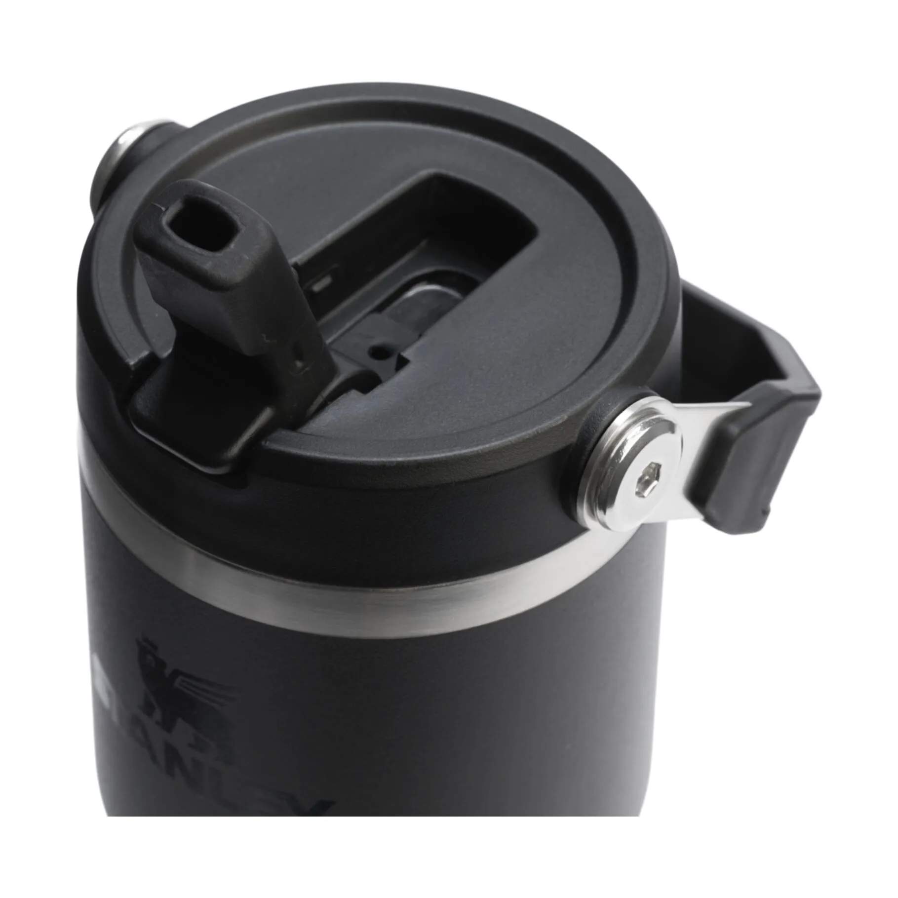 Stanley To go kopper IceFlow Flip Straw Tumbler i Black, 41 cl, 3