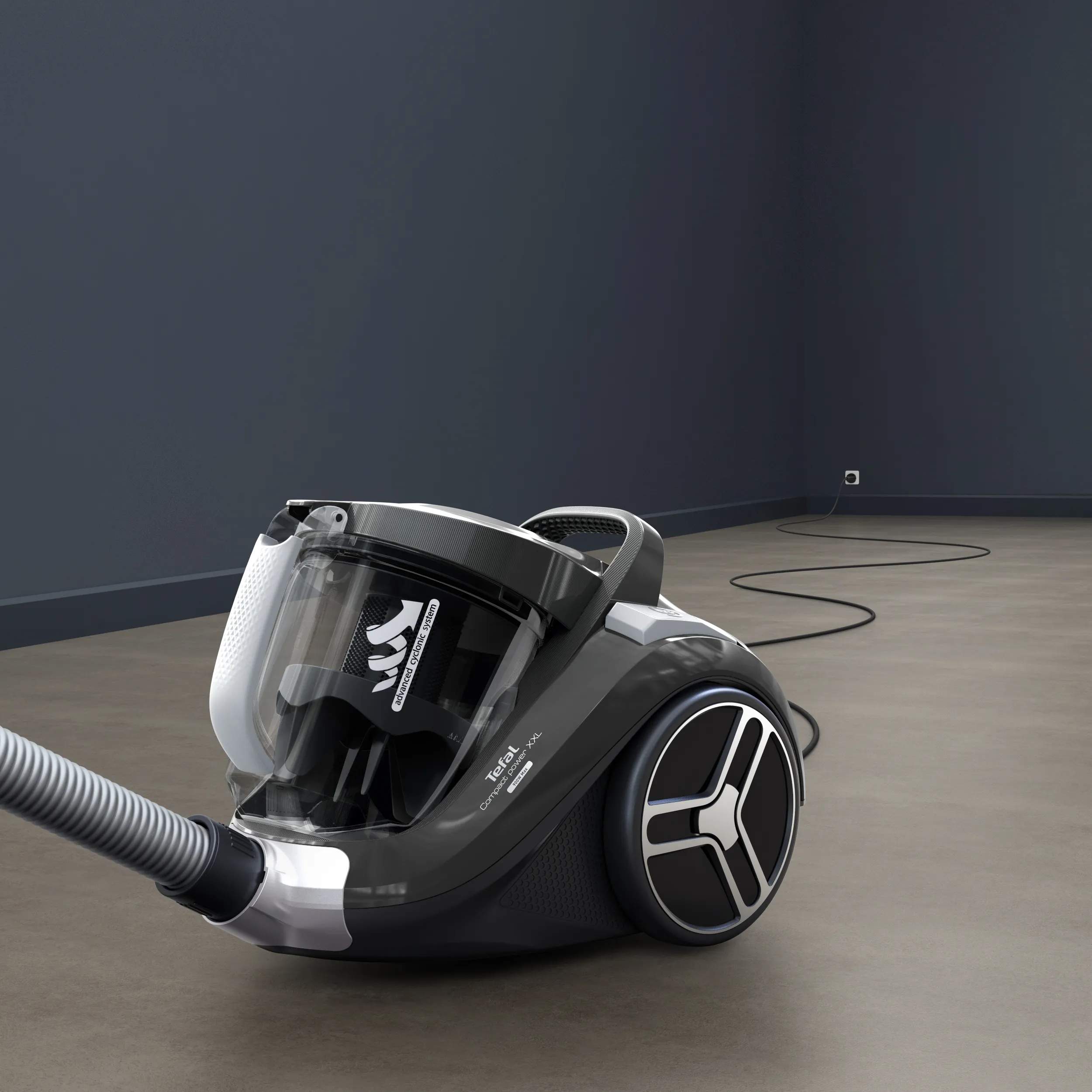 Tefal Støvsugere Compact Power XXL Cyclonic Støvsuger i Sort/sølv, 9