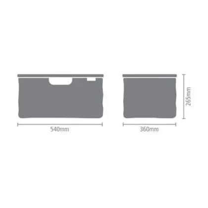 Brabantia Vasketøjskurve Foldbar Vasketøjskurv i Black, 2