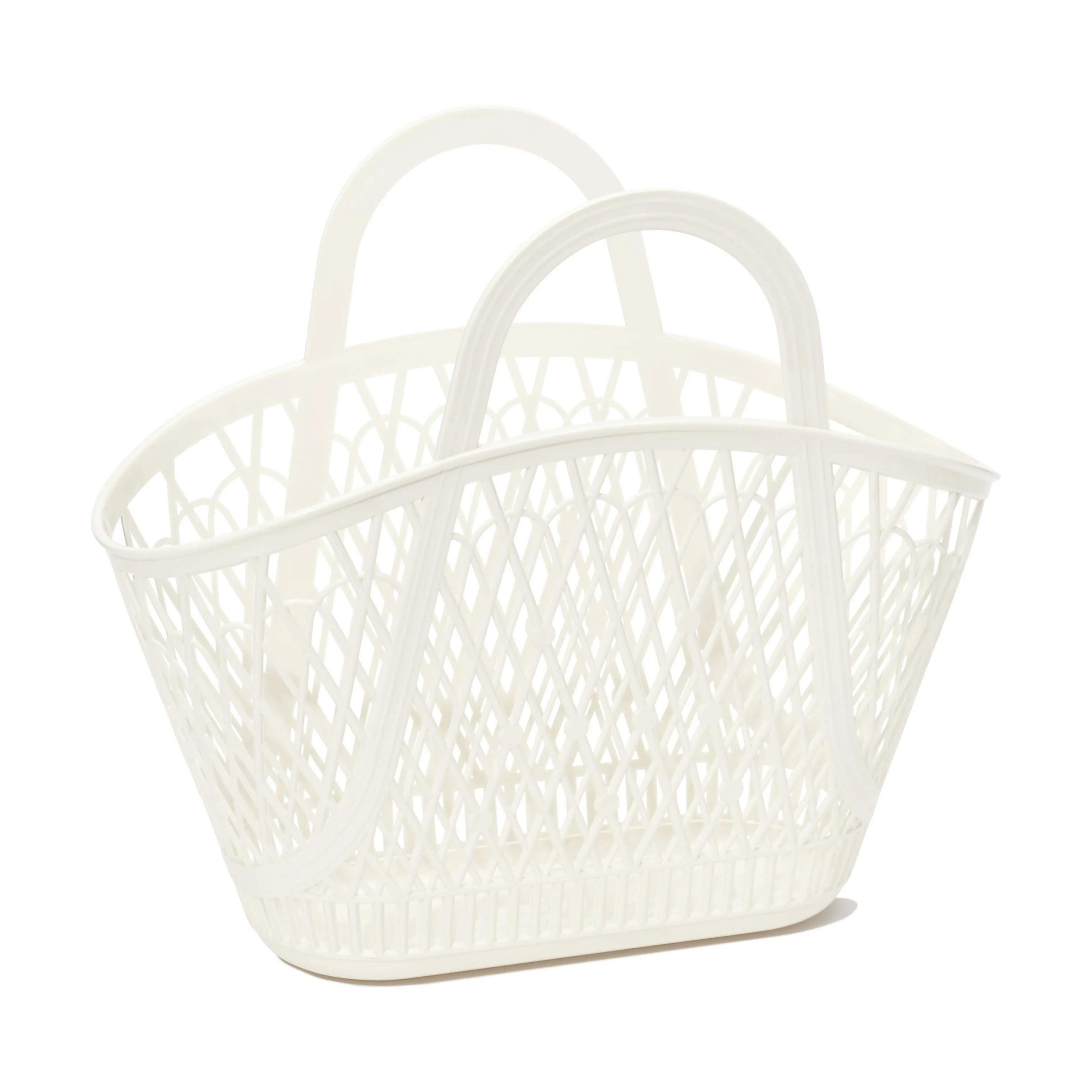 Betty Basket, cream, large