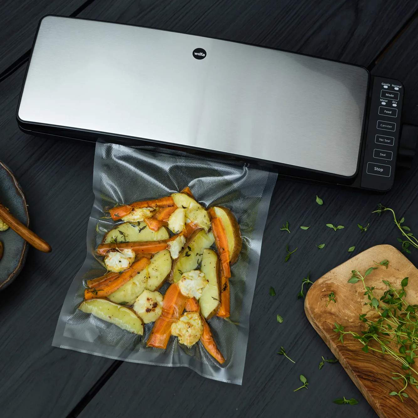 Wilfa Vakuumpakkere Herring Vakumpakker VS-0812S i sort, 2