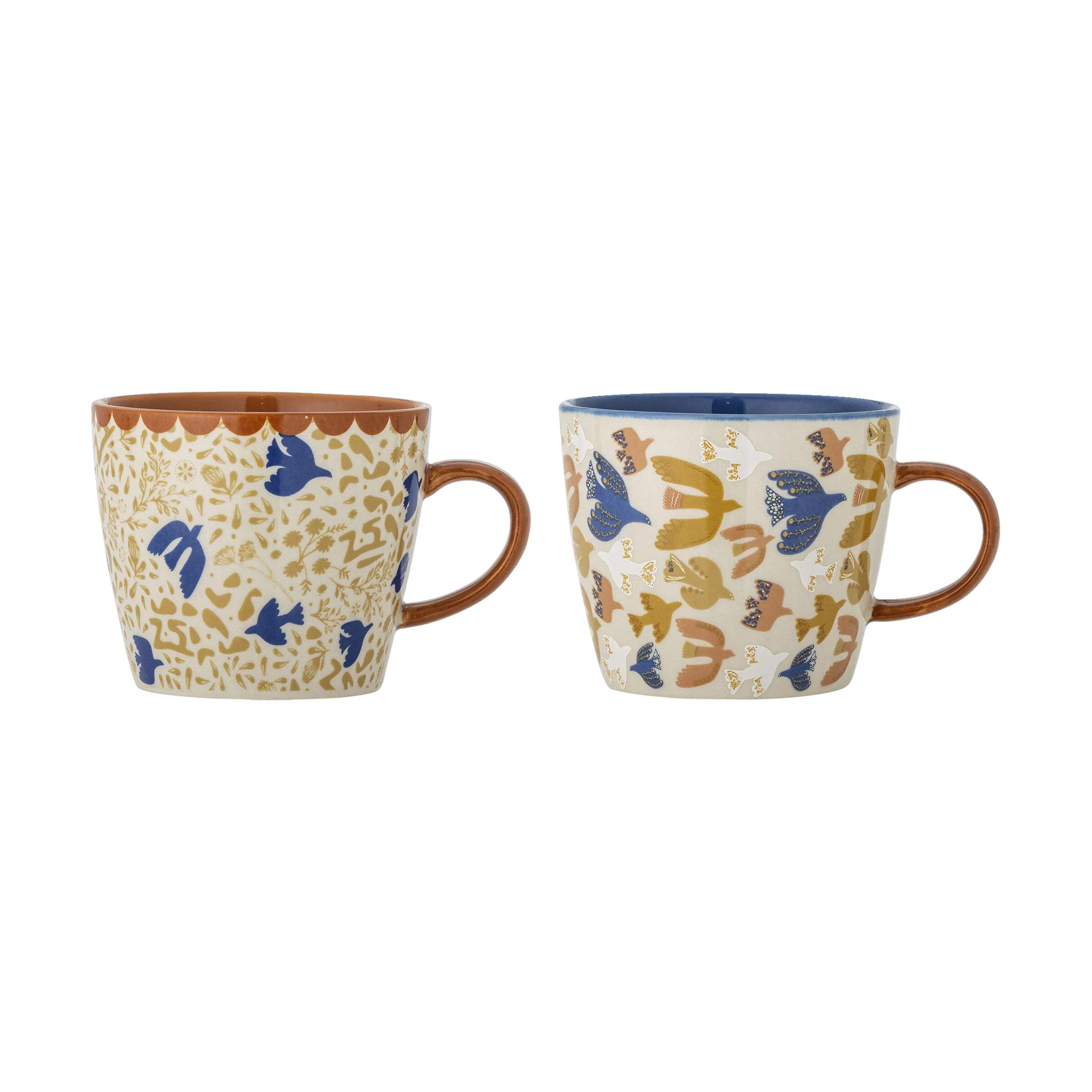 Bloomingville Krus og kopper med hank Anniversary Kop - 2 stk. i Brown, 1