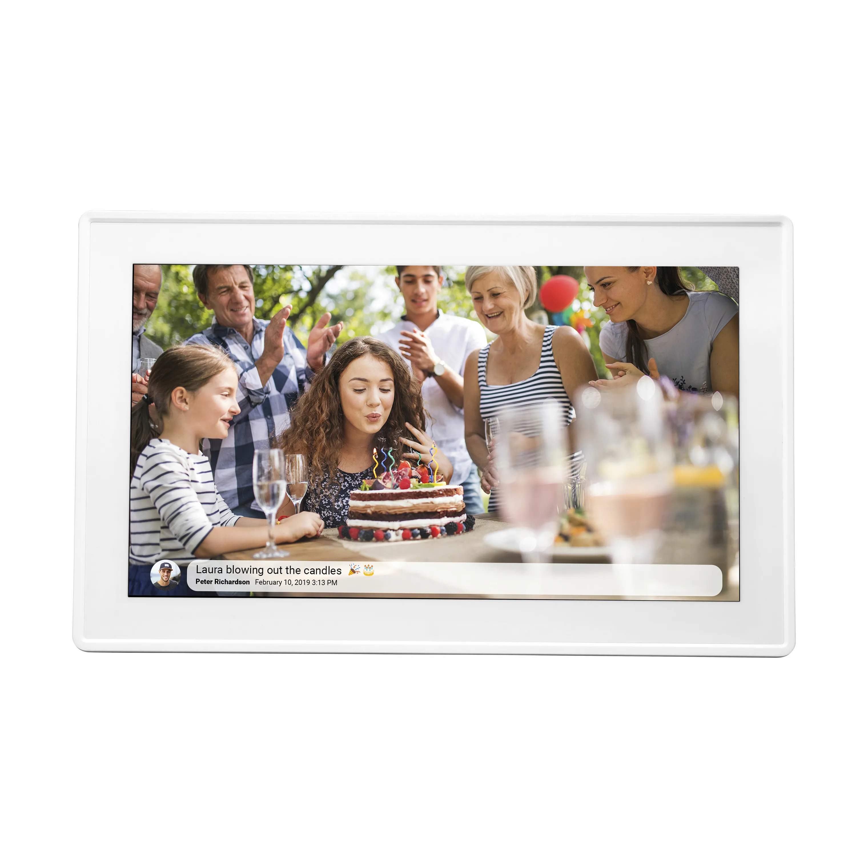 Smart Fotoramme, hvid, large