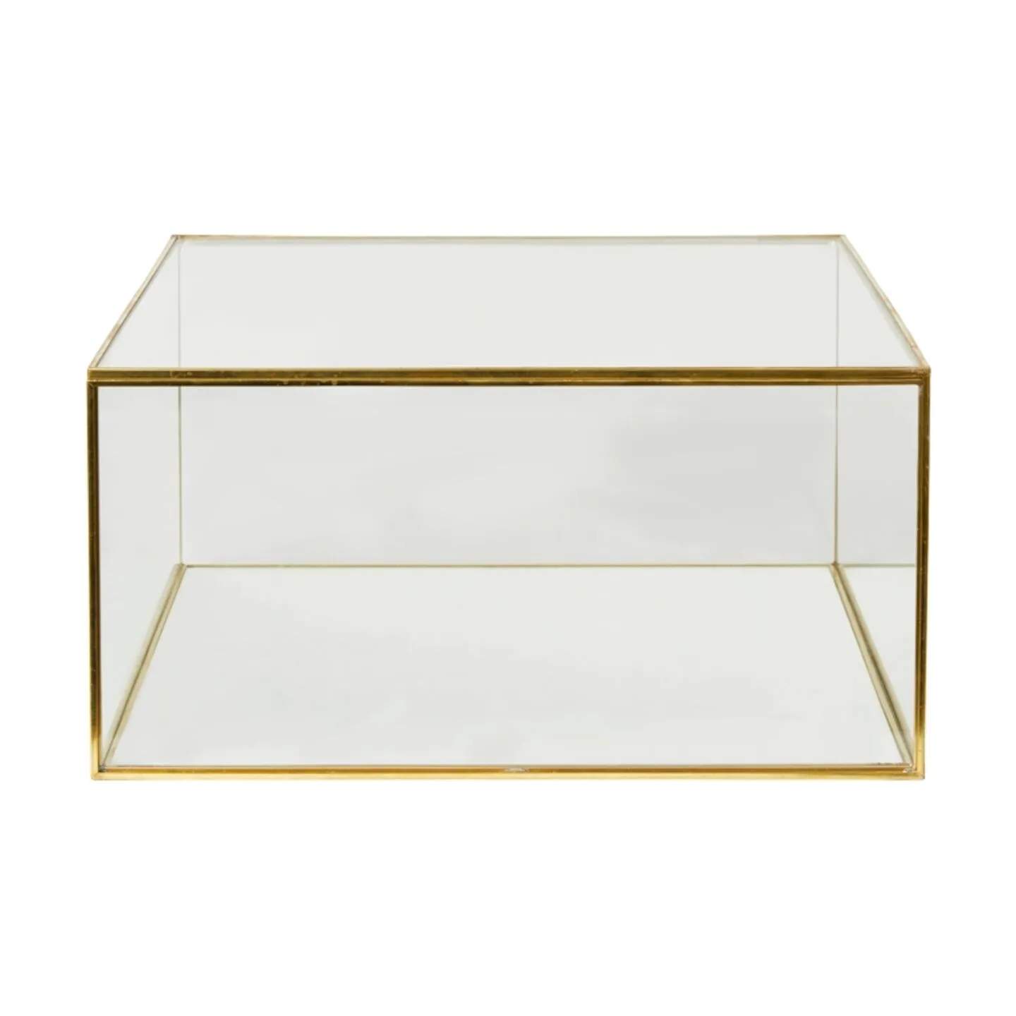 Speedtsberg Småopbevaring Glasækse m. låg i Klar/gylden, 1