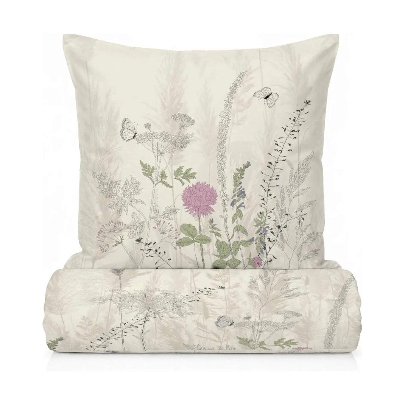 CASA Living Sengetøj Sengetøj i blomster, B140 x L220 cm, 1