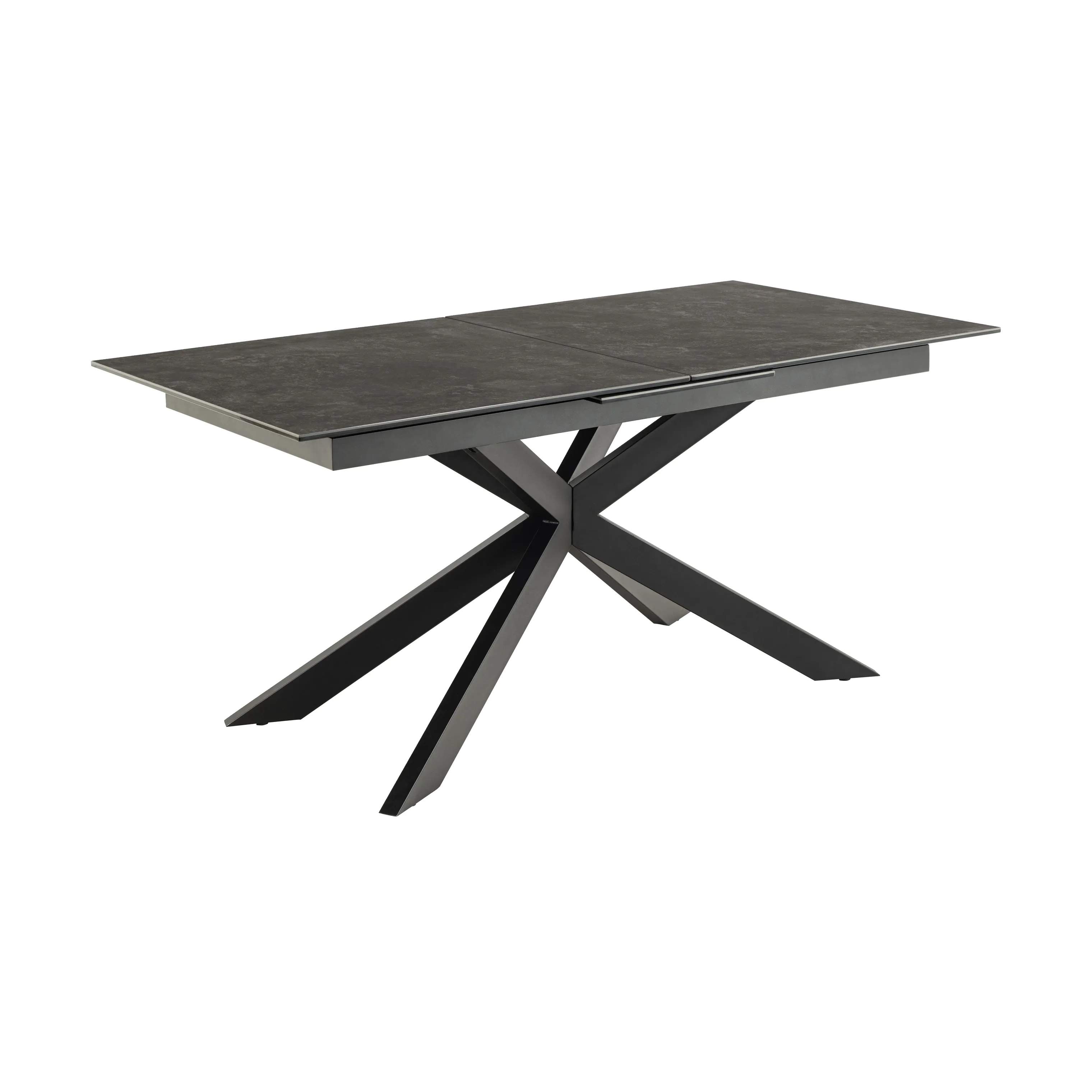 CASA Living Spiseborde Irwine Spisebord i Sort, H76 x B210 x L90 cm, 4