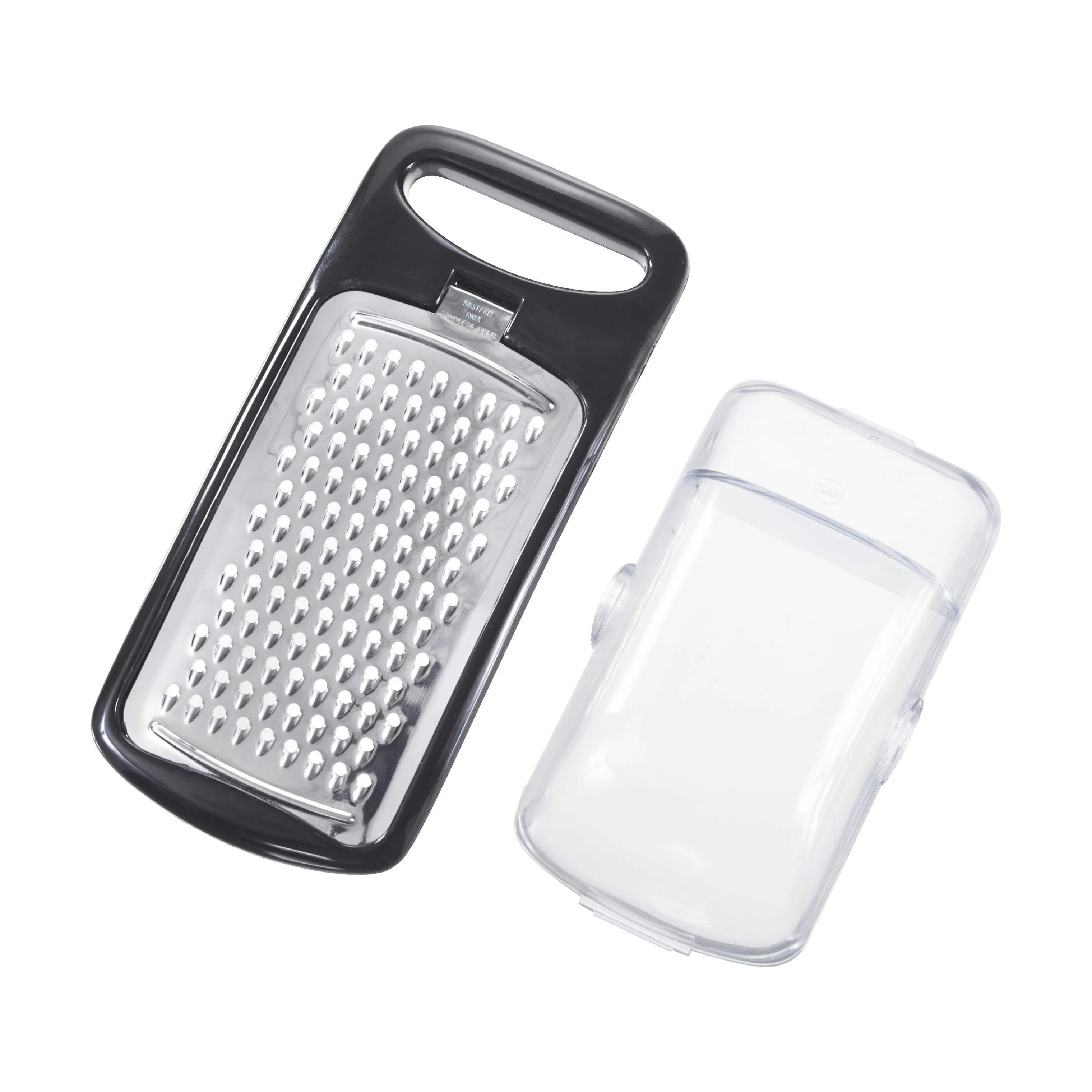 Gastromax Rivejern Mini Rivejern m. beholder i Sort/Stål/Transparent, 2