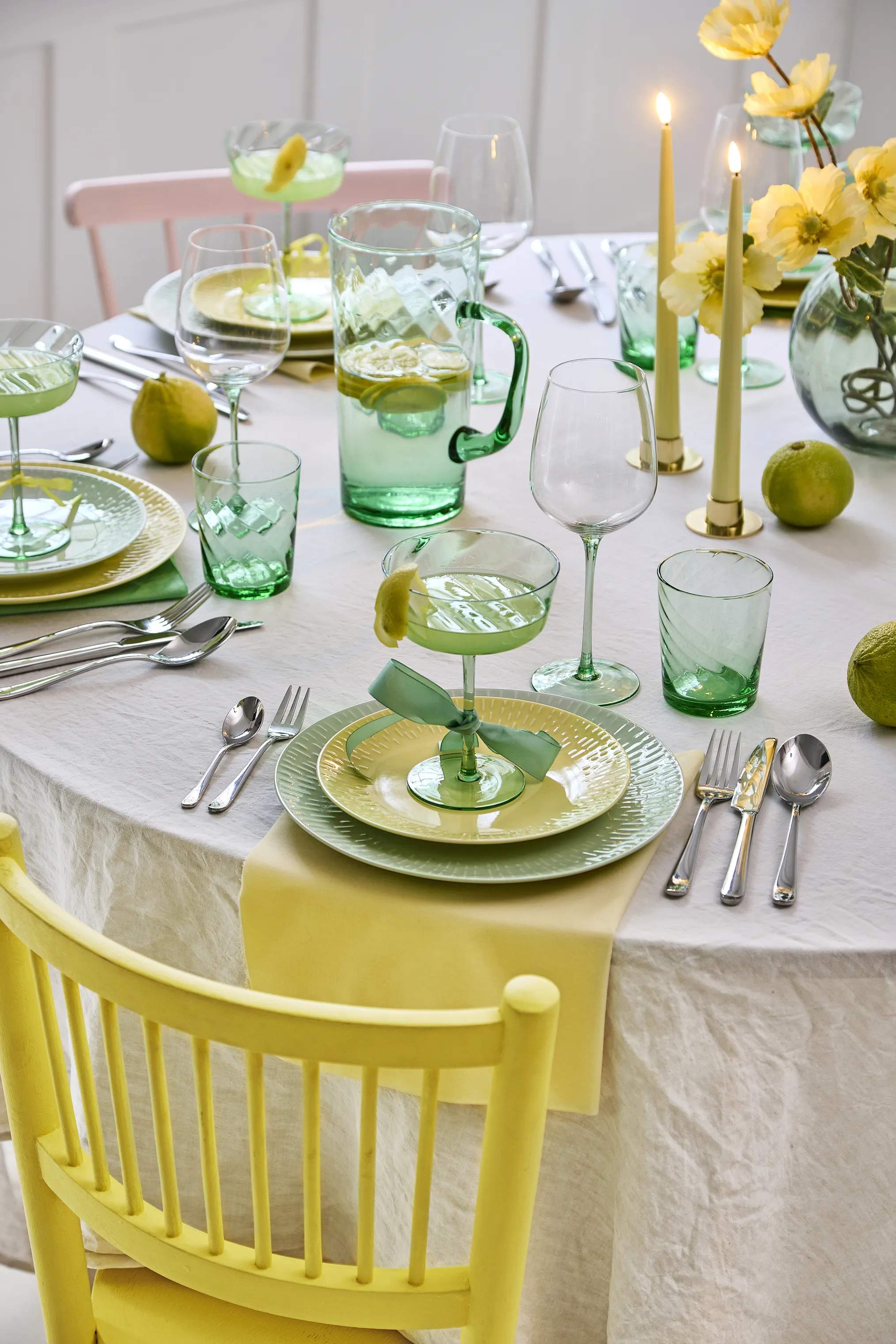 Life In Colour Kagetallerkener Confetti Desserttallerken i Lemon, 3