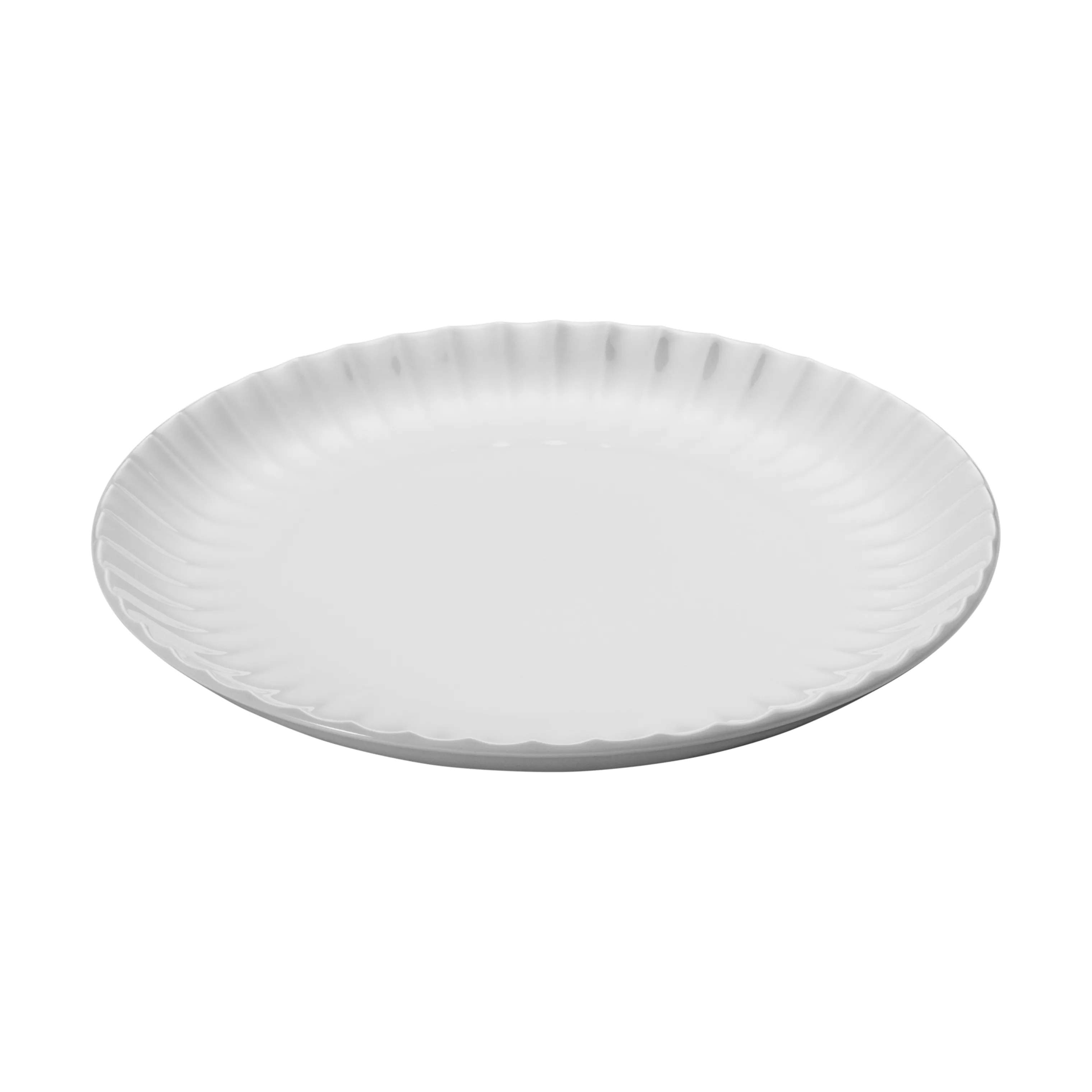Georg Jensen Frokosttallerkener Bernadotte Coupe Frokosttallerken i Hvid, 1