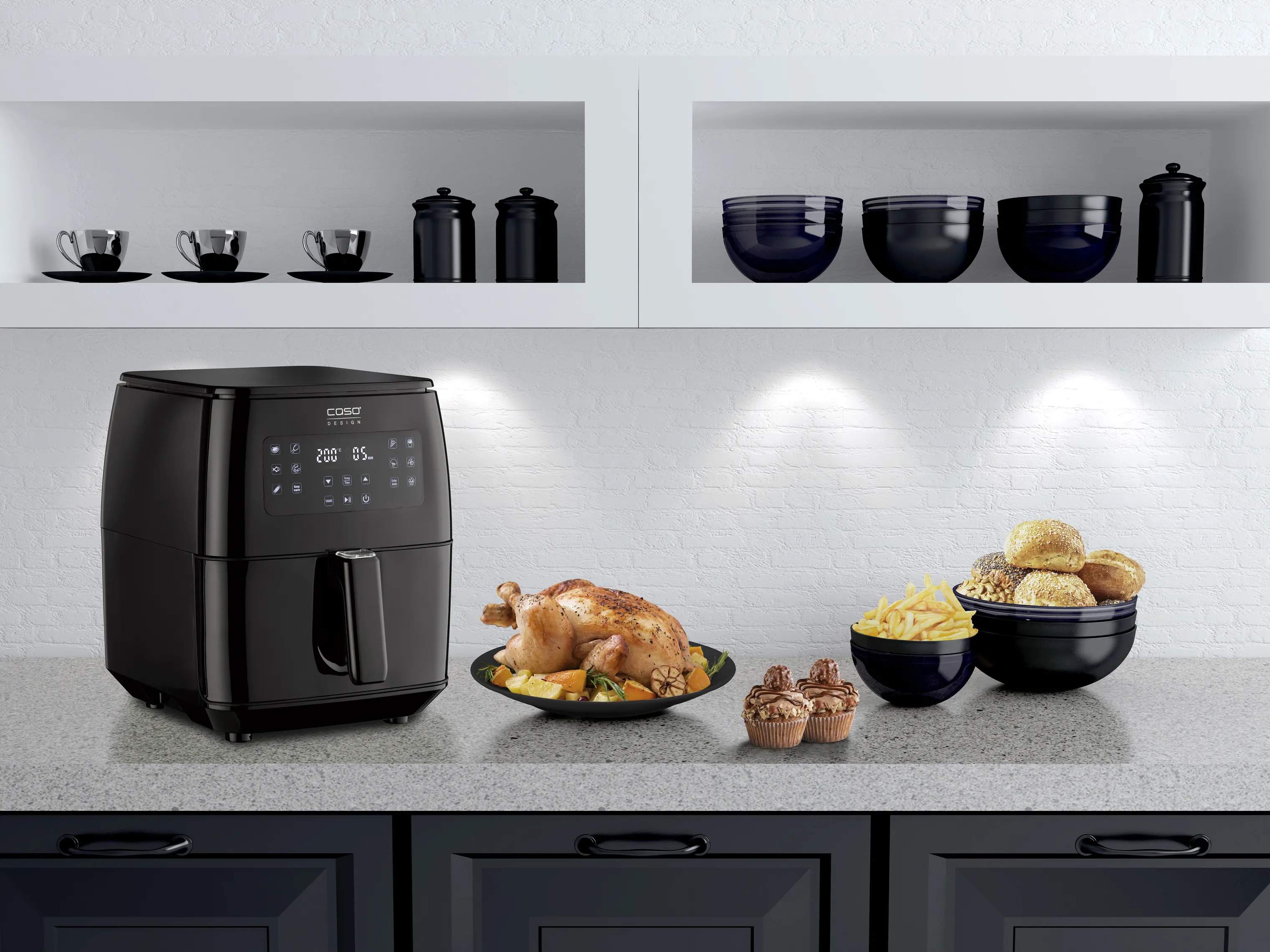Caso Airfryers Airfryer CS3180 AF600XL i Sort, 2