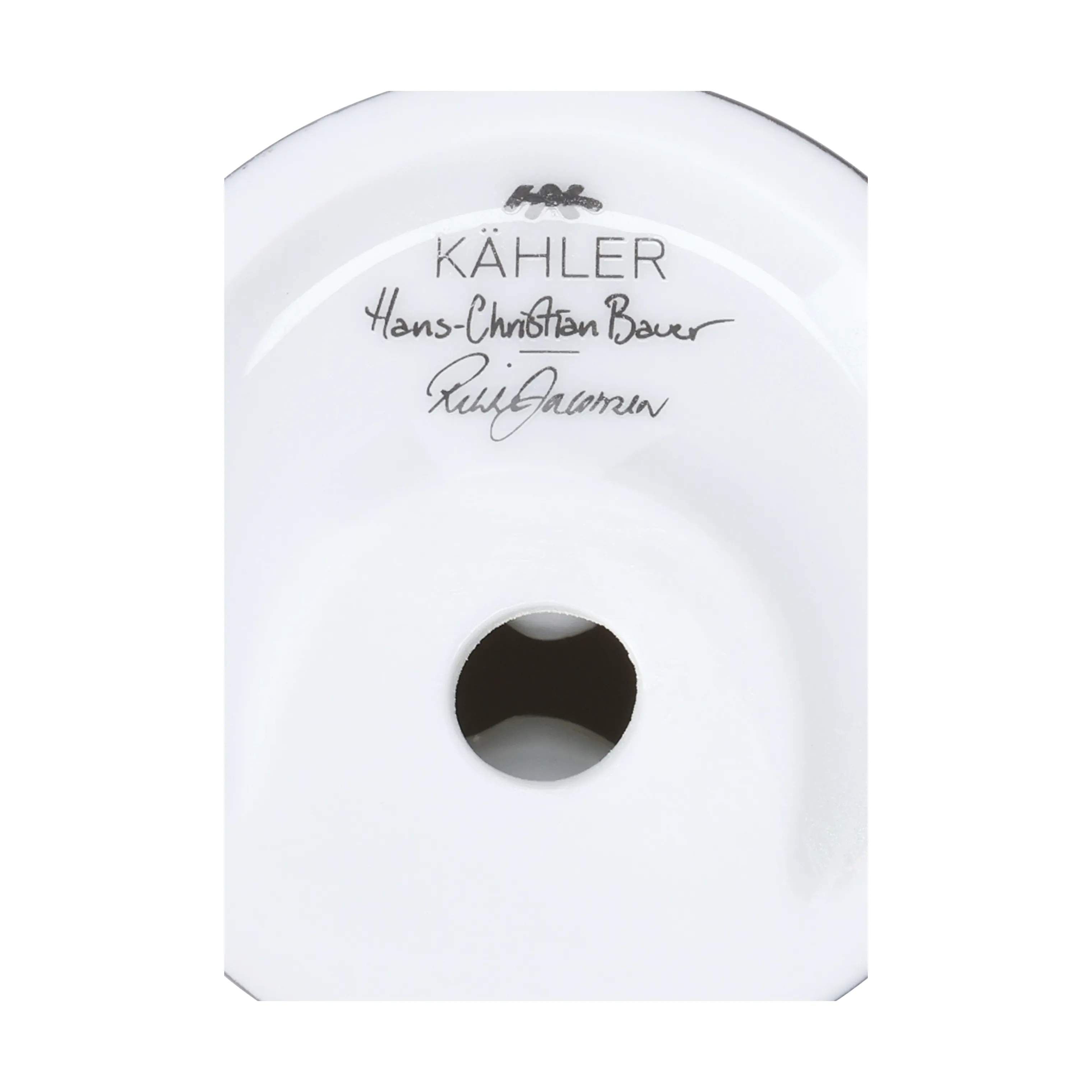 Kähler Julefigurer Hammershøi Jul Nøddeknækker i Hvid m. deko, 4