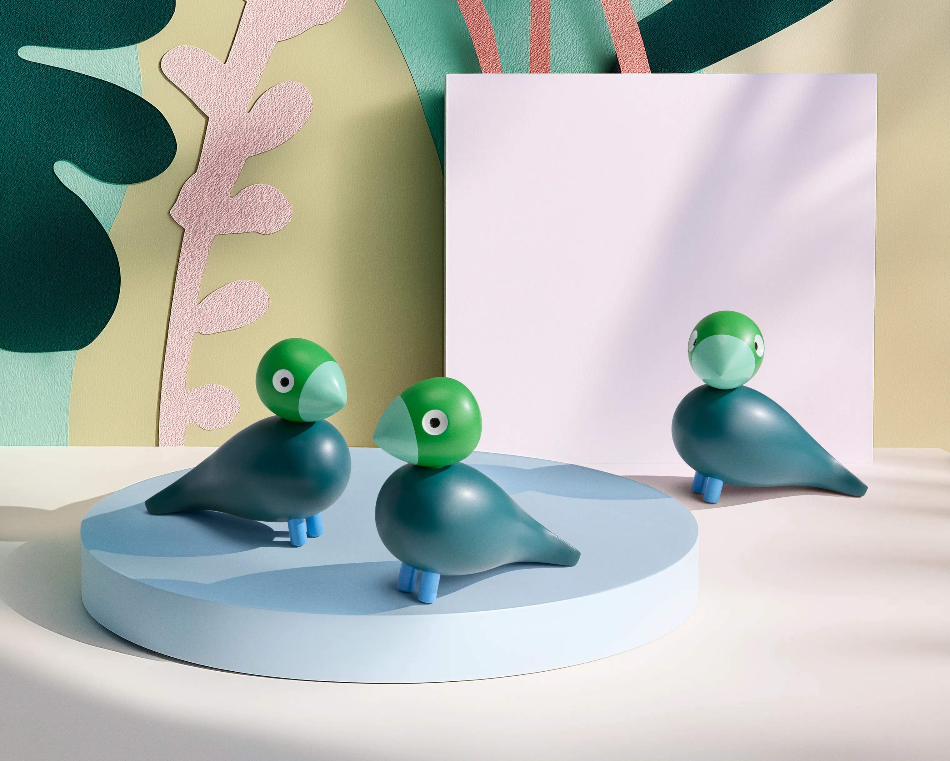 Kay Bojesen Dyrefigurer Birds Årsfugl 2026 - Birk i Mørk grøn, 3