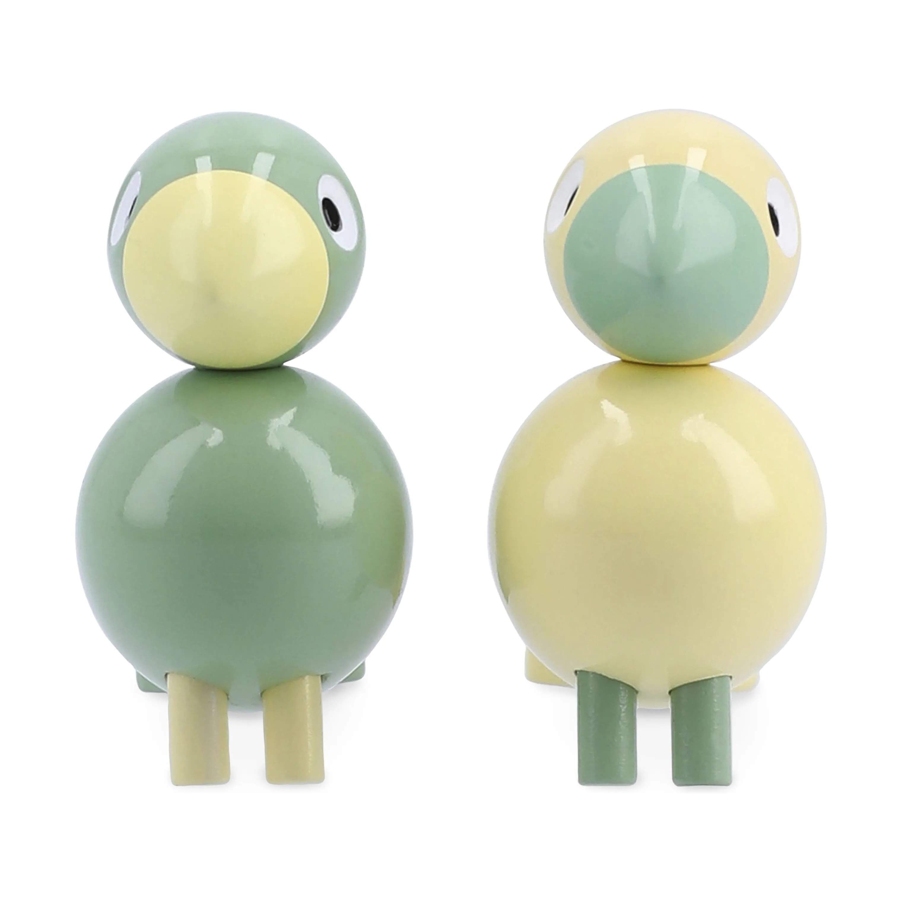 Kay Bojesen Påskepynt Birds Påskefugle 2026 - 2 stk. i Gul/Grøn, 1