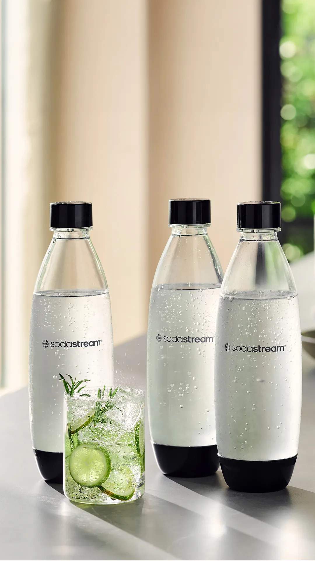 SodaStream Flasker til sodavandsmaskine Trio Fuse DWS Flasker - 3 dele i Klar, 2