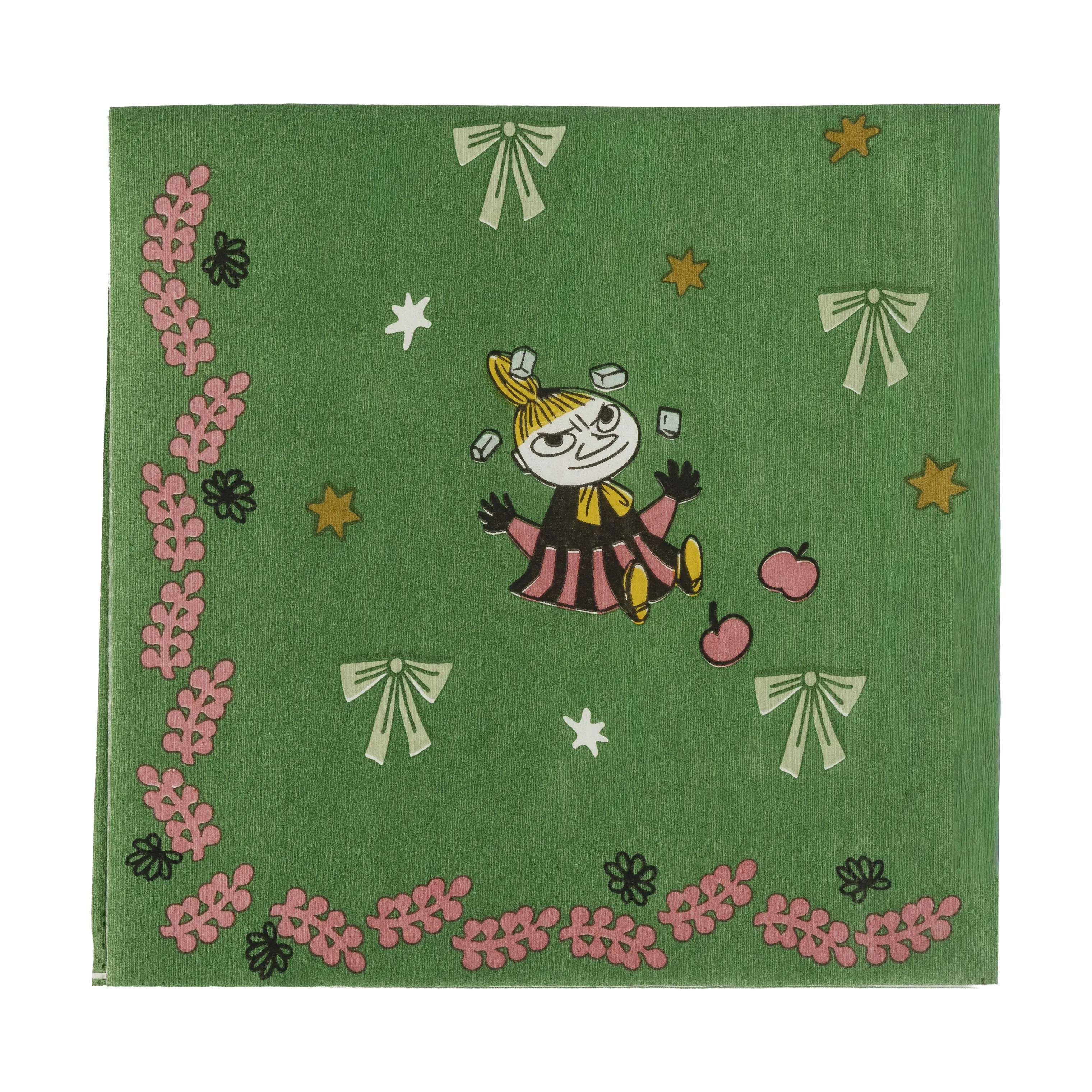 Moomin Arabia Papirservietter Gift of Love Serviet - 20 stk. i Grøn, 1
