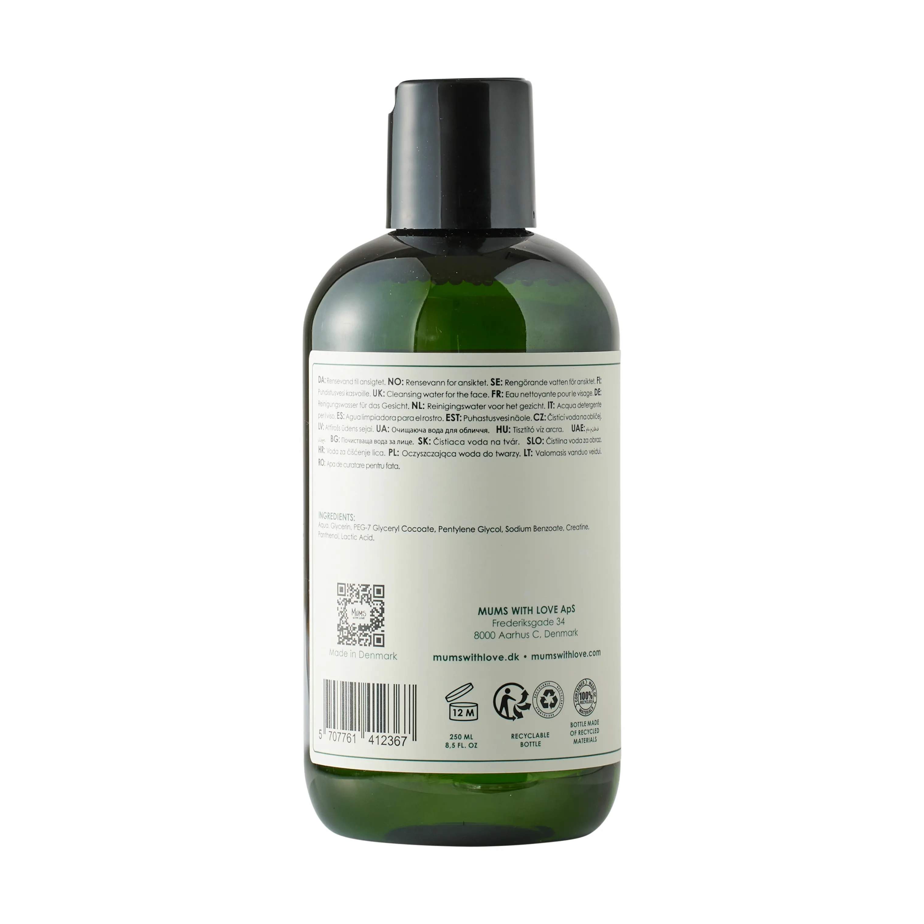 Mums with love Ansigtspleje Cleansing Water i 250 ml, 4