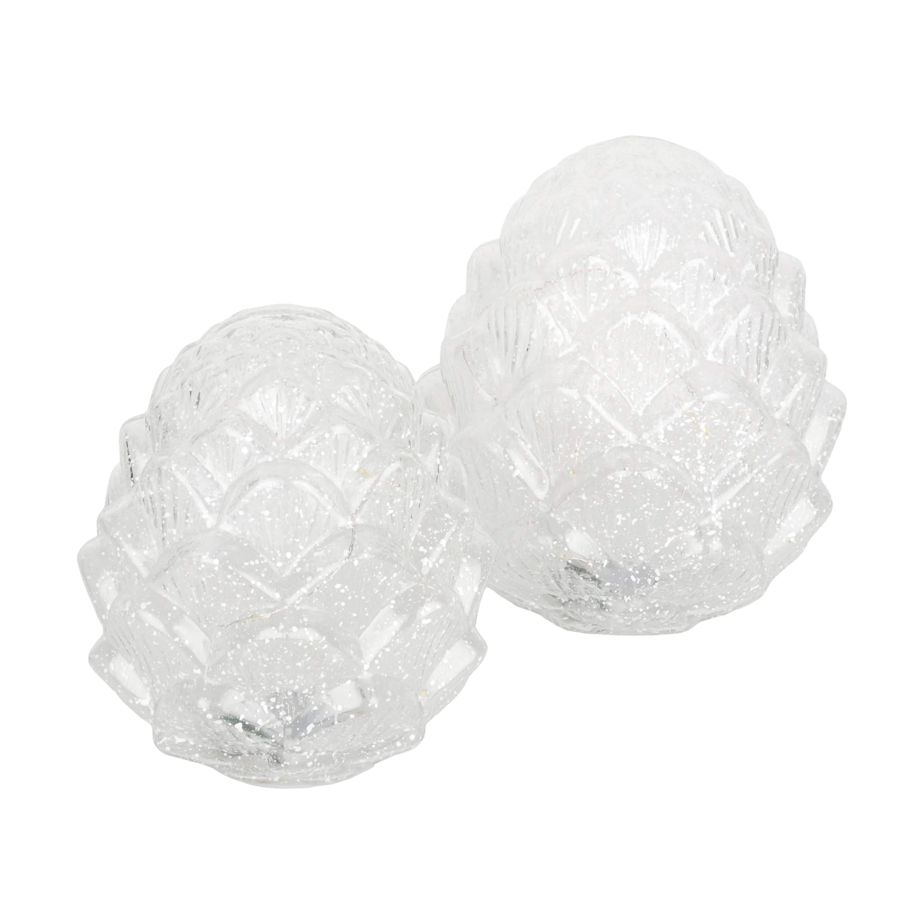 Casa Christmas Julefigurer Glaskogle i 19 cm, 2