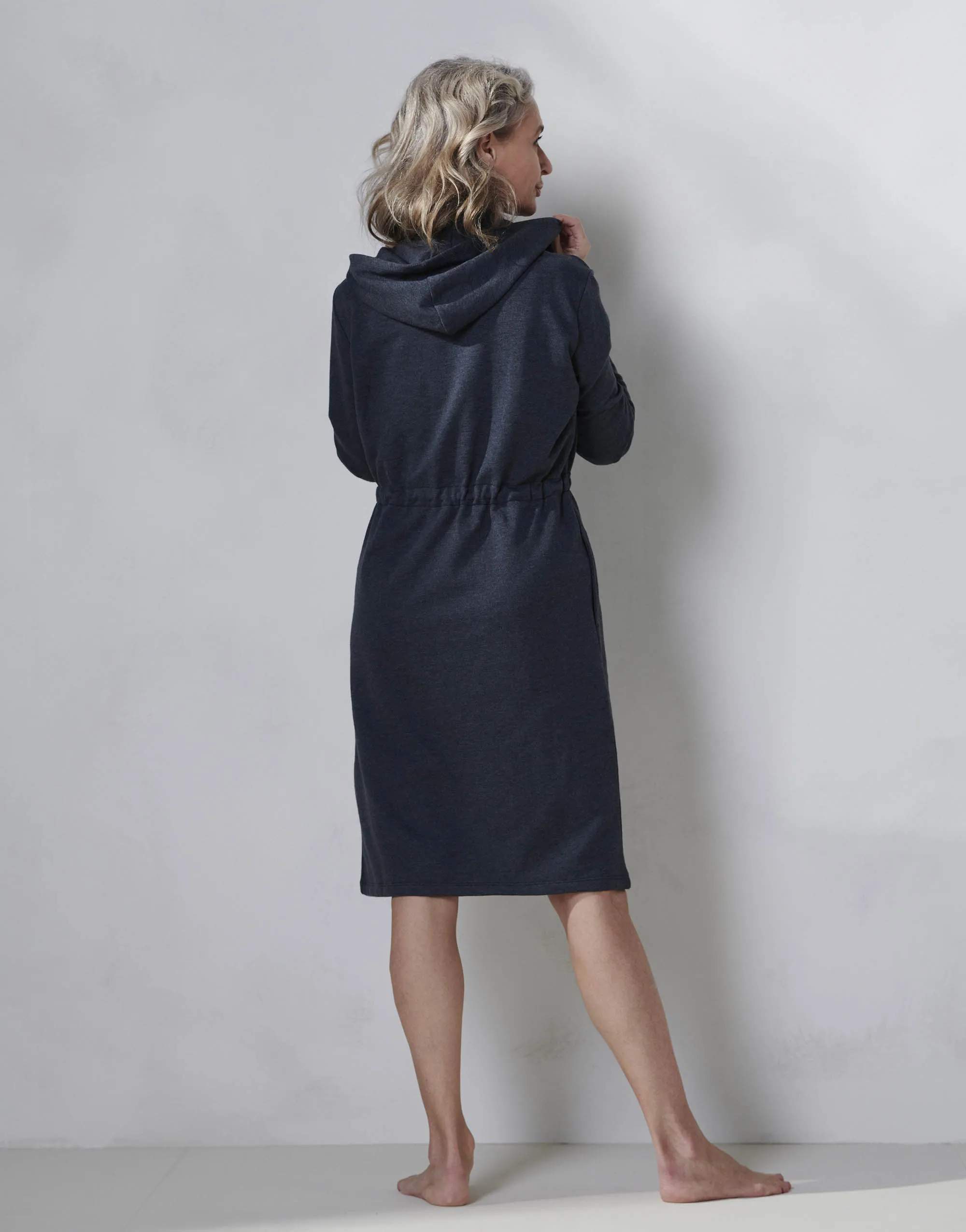 Essenza Morgenkåber Louise Badekåbe i Navy, Str. XS, 3