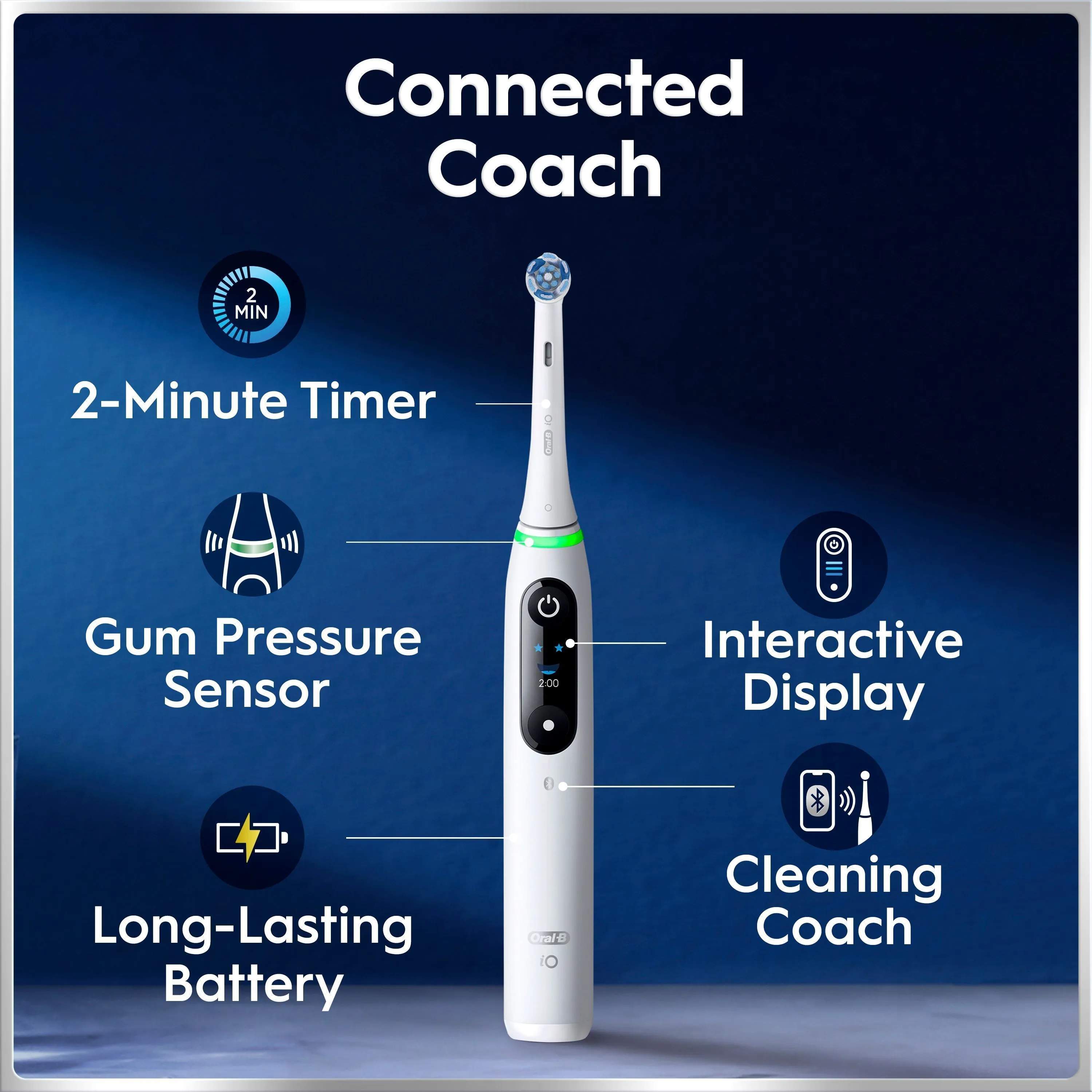 Oral-B Eltandbørster iO6S iO6 Elektrisk Tandbørste i Hvid sand, 2