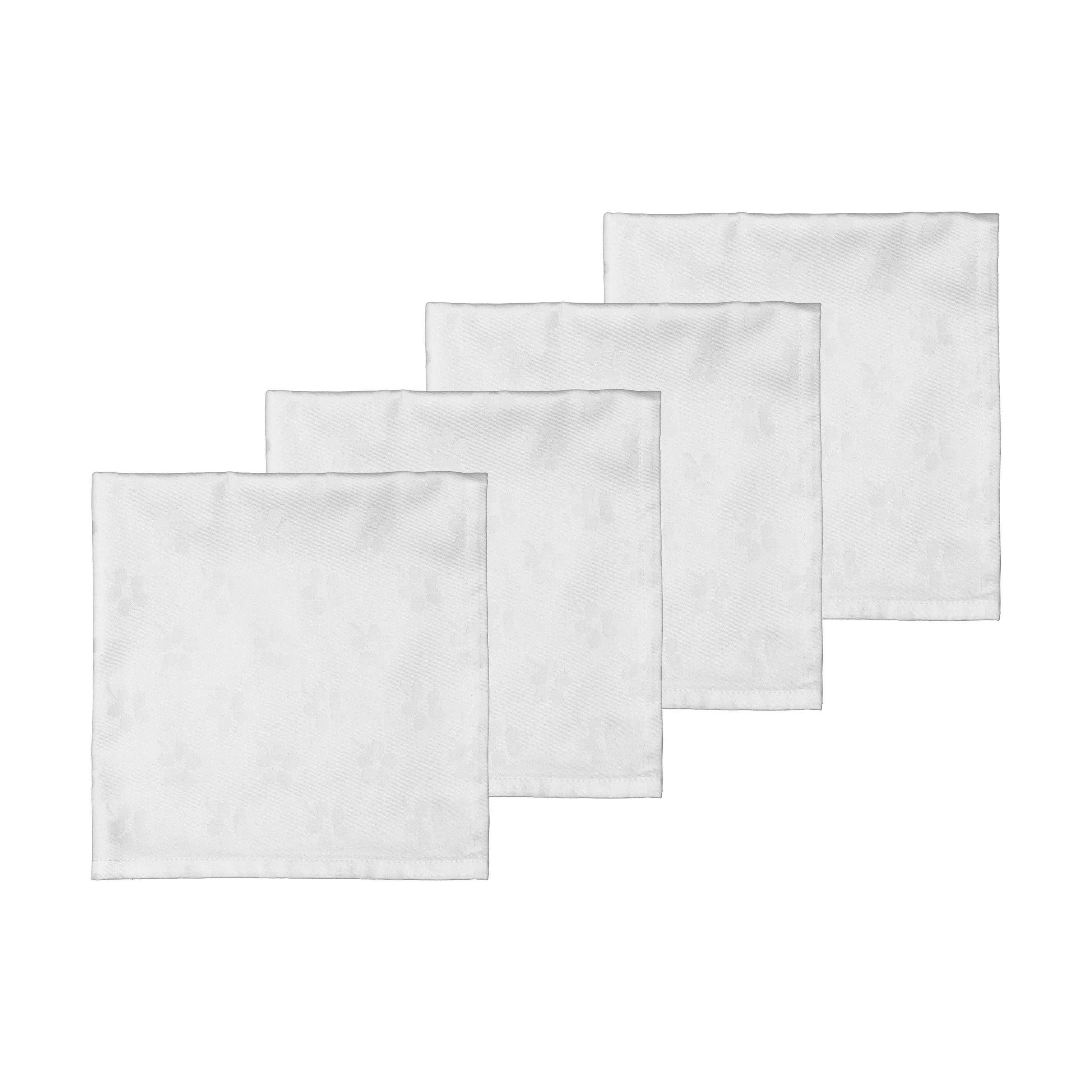 Södahl Stofservietter Forget-me-not Serviet - 4 stk. i White, 1