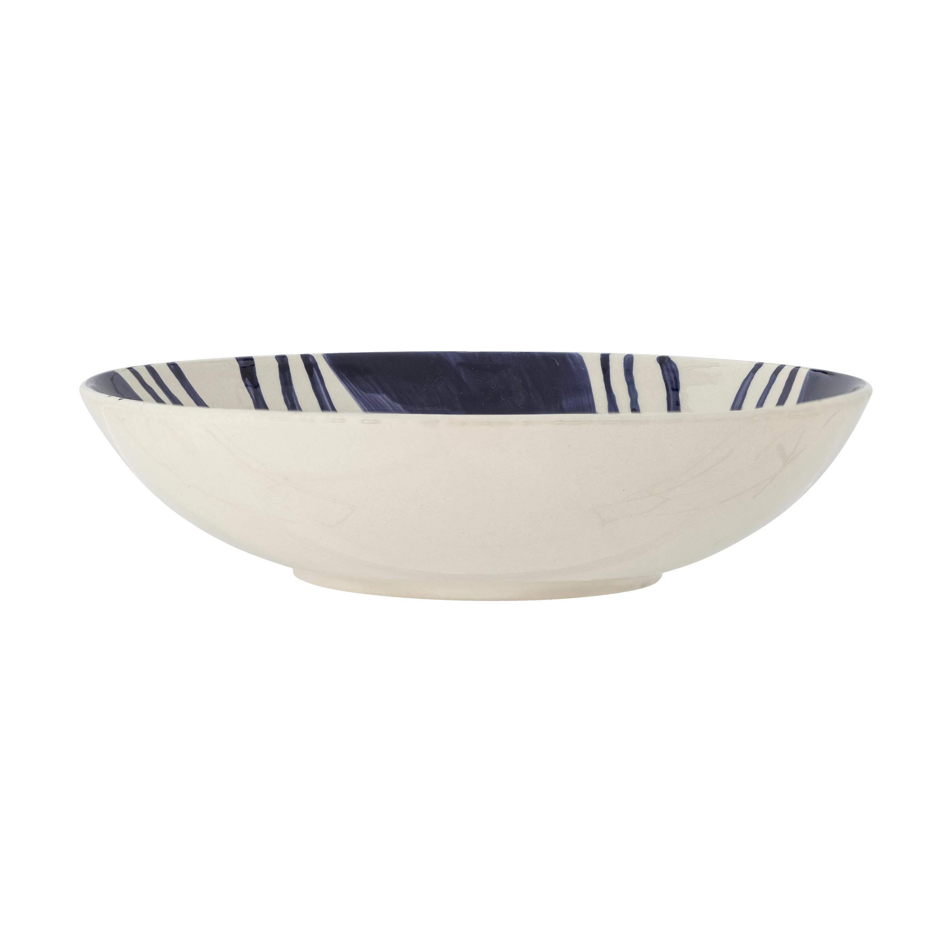 Bloomingville Serveringsskåle Shama Skål i Blå, H8 x Ø33,5 cm, 2