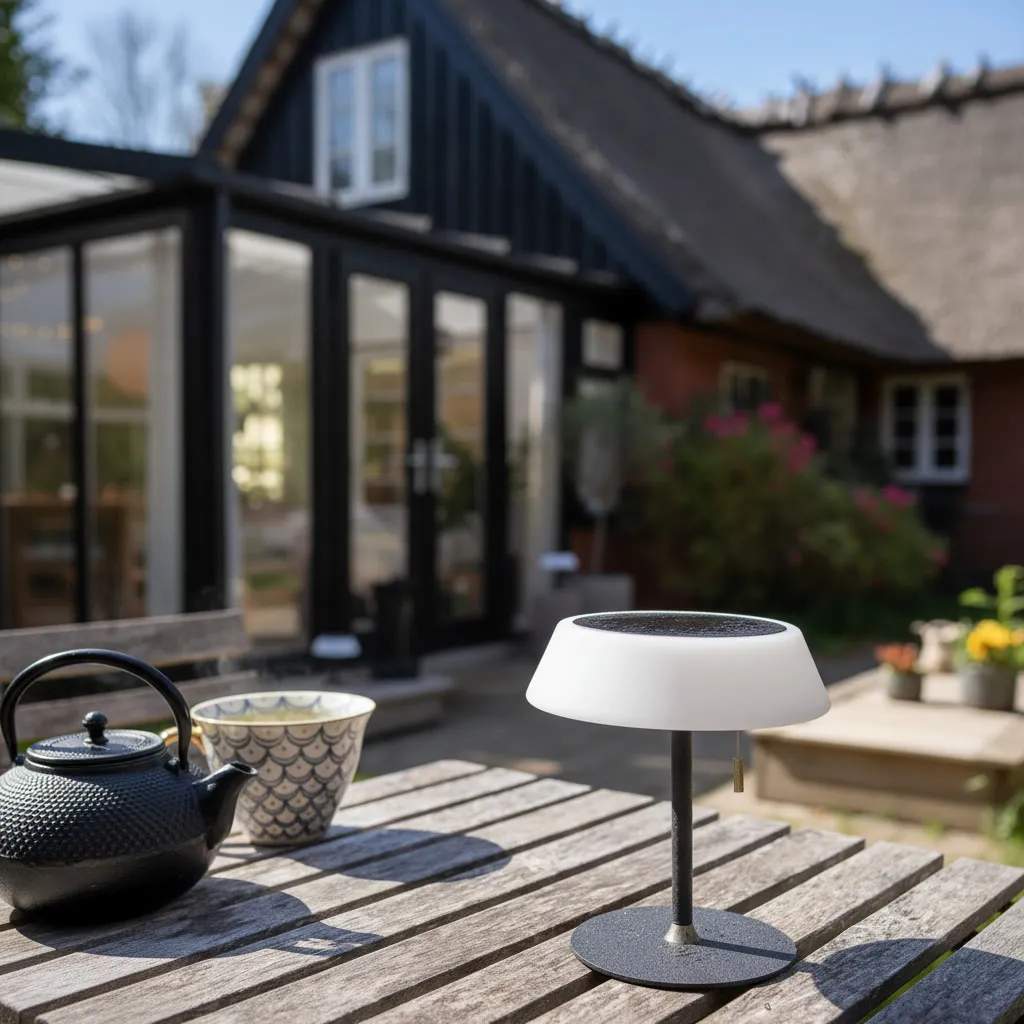 Halo Design Bordlamper Solar Bordlampe i Sort, 9